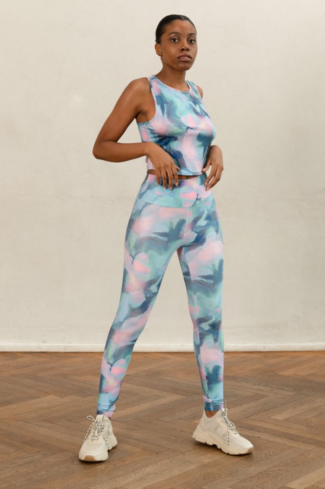 Sport Top gemustert