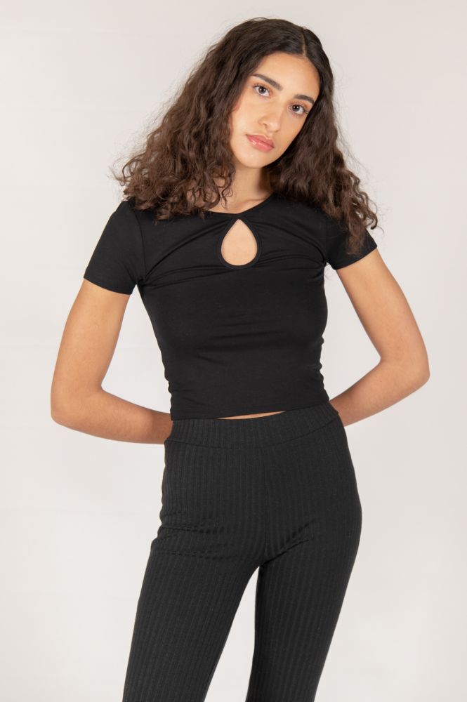 T-Shirt mit Cut-Out
