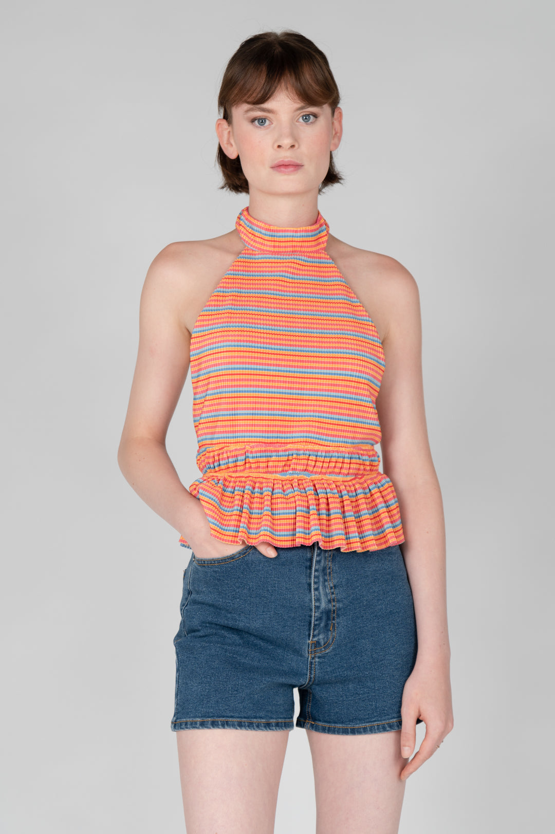 Top mit Neckholder