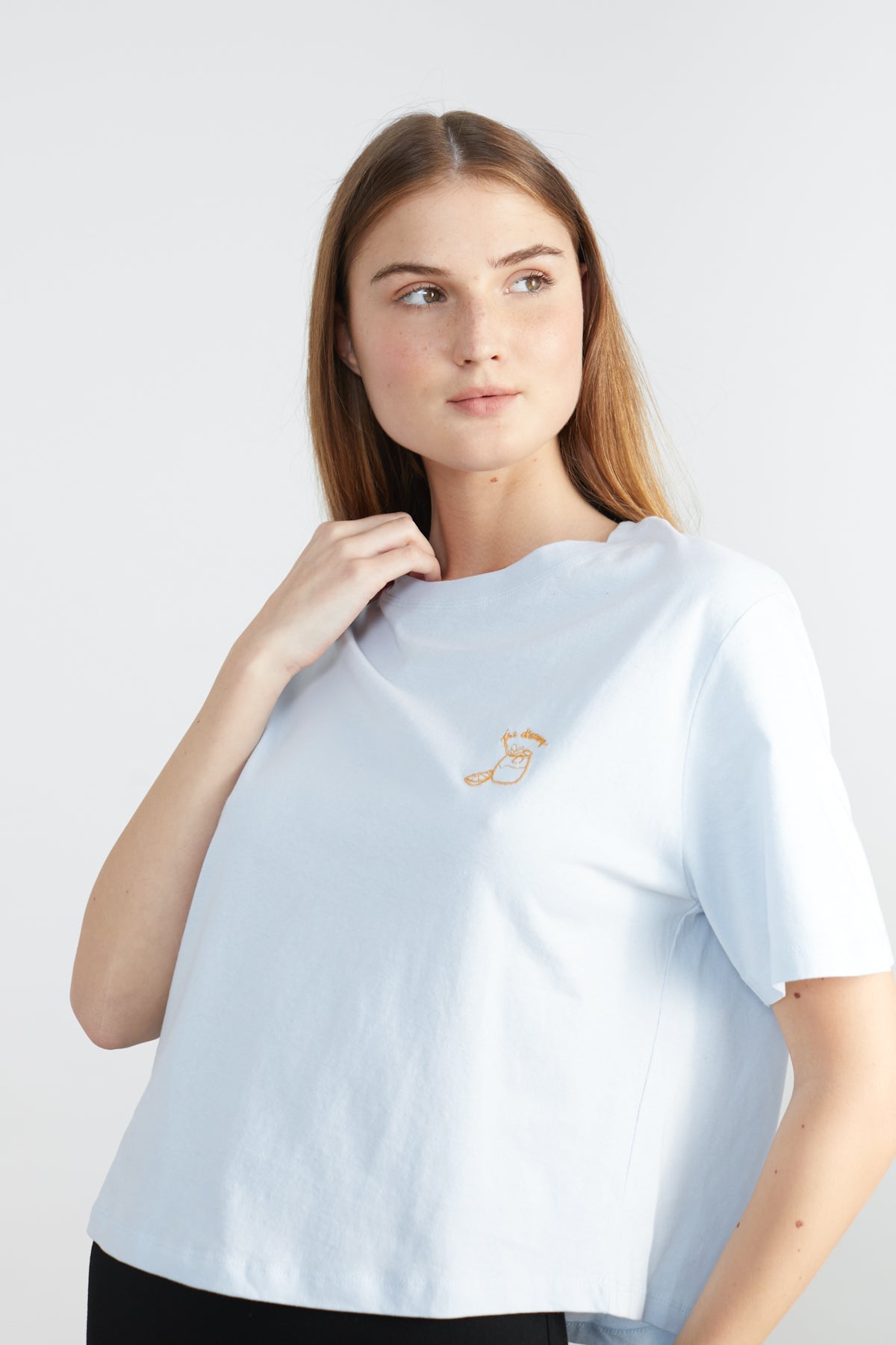 T-Shirt mit Stickerei