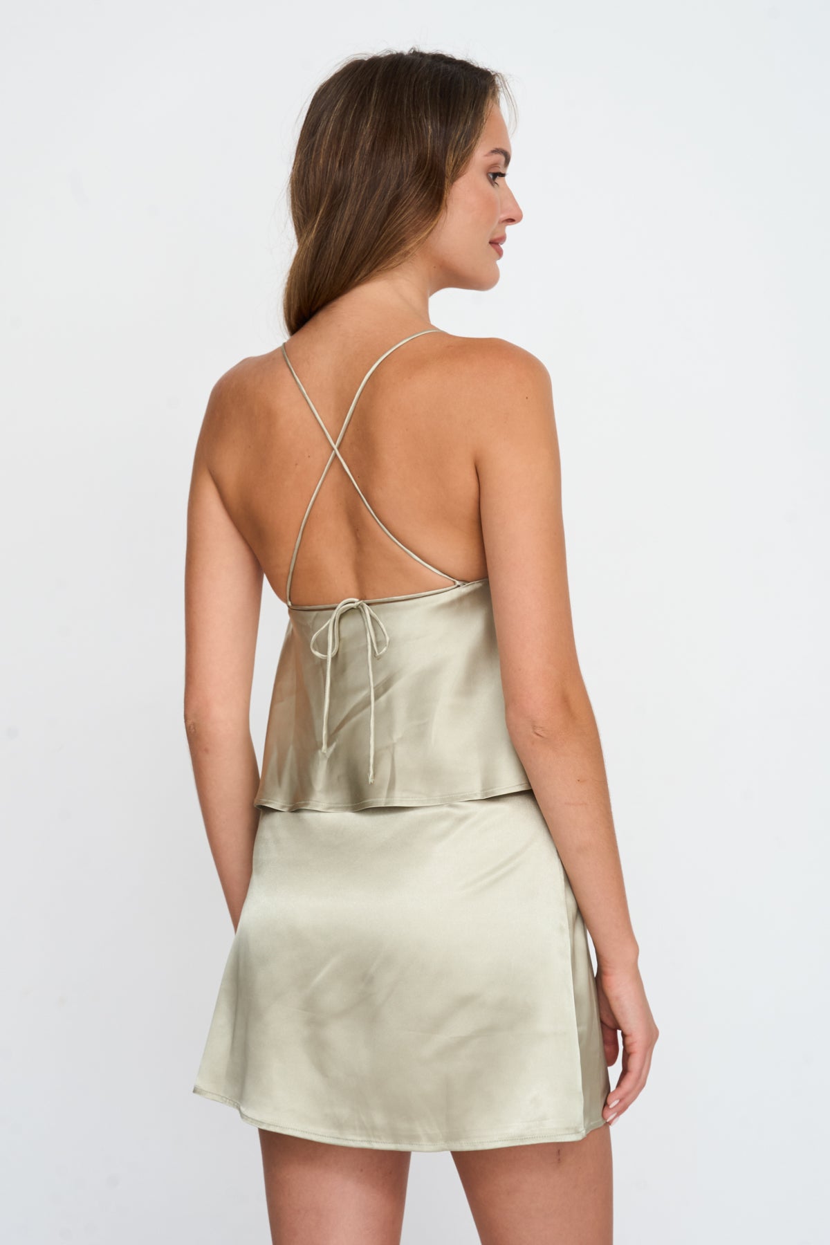 Top aus Satin
