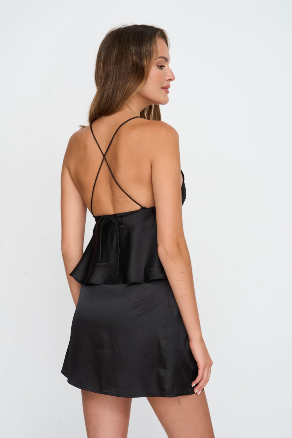 Top aus Satin