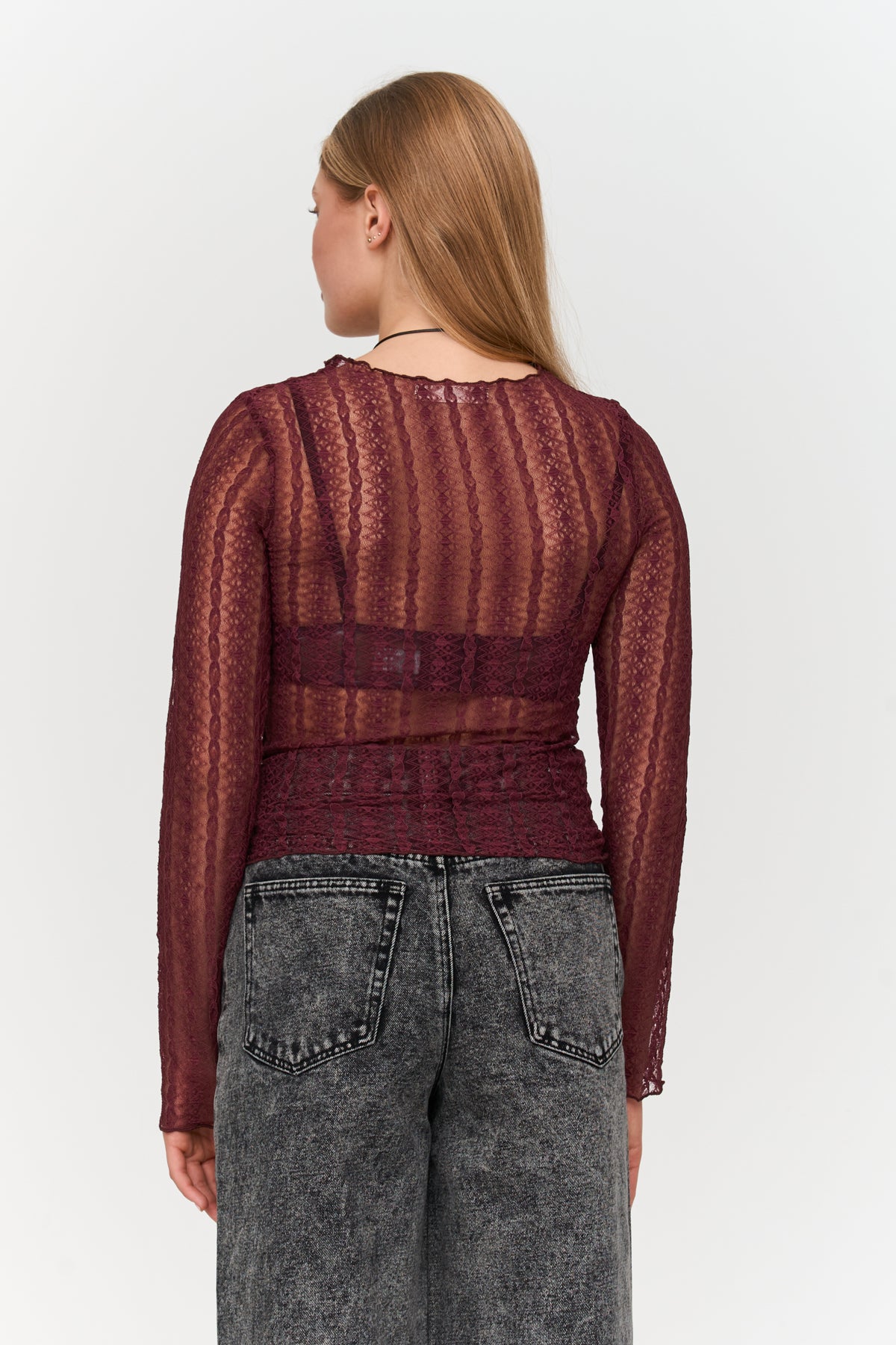 Shirt aus Spitze