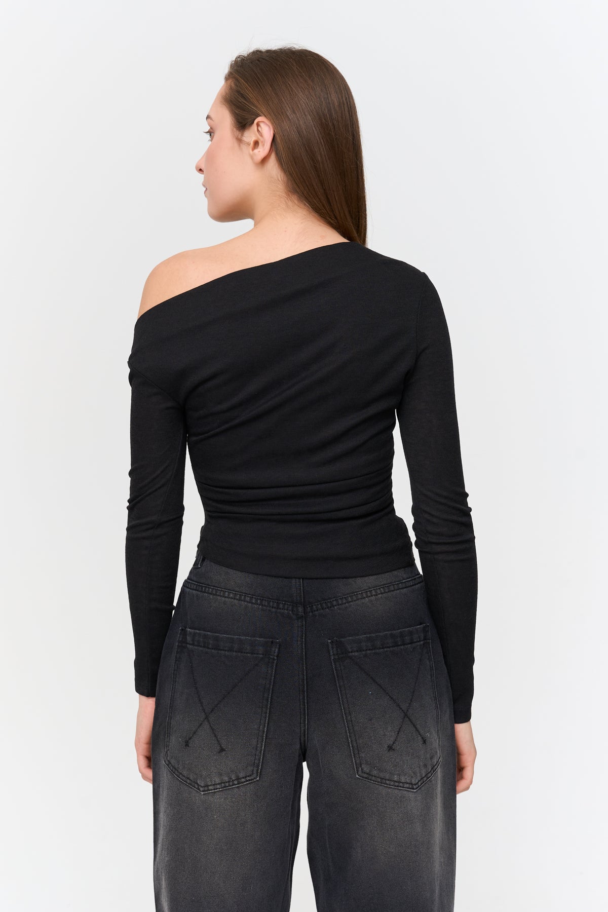 Shirt in Schwarz
