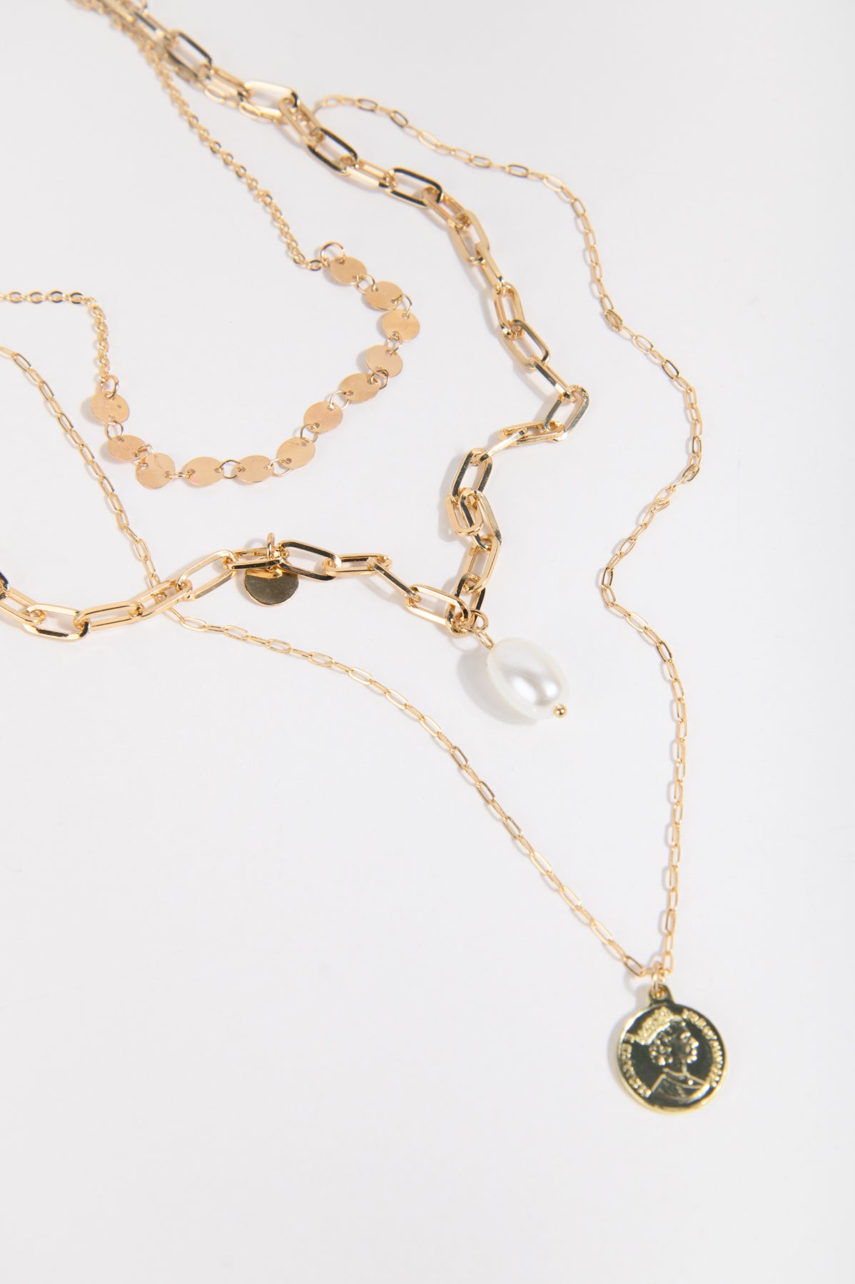 Kette Set in Gold