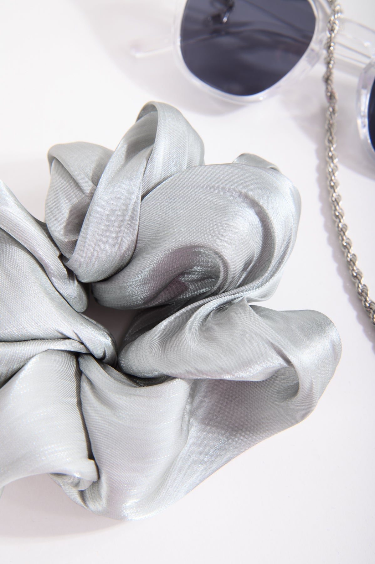 Scrunchie in Silber