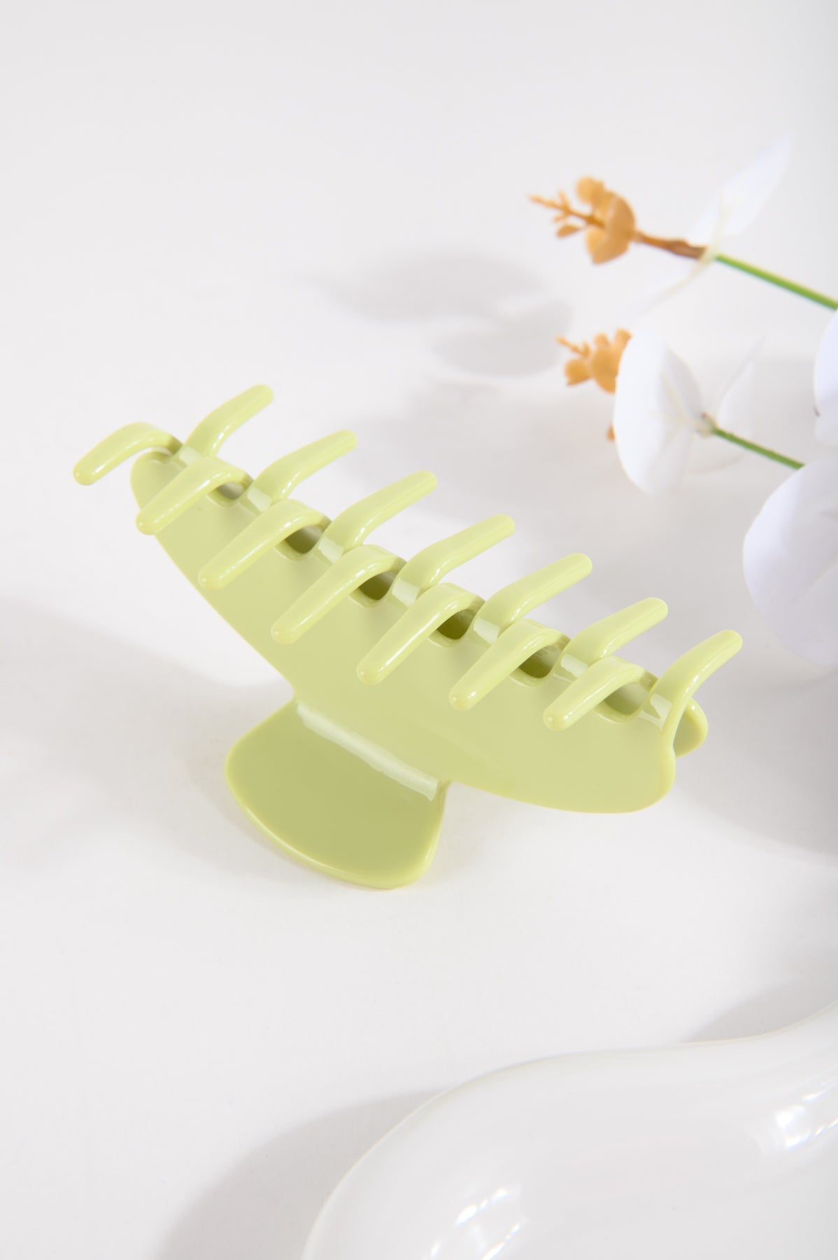 Haarspangen in Grün