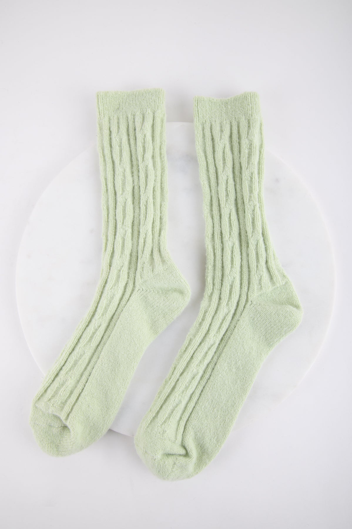 Socken in Grün