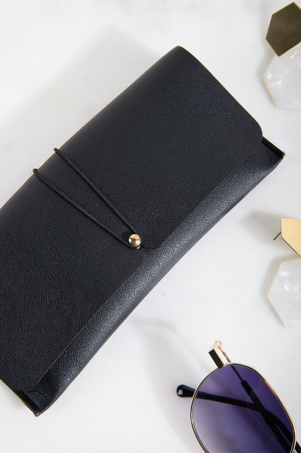 Sonnenbrillen Etui in Schwarz