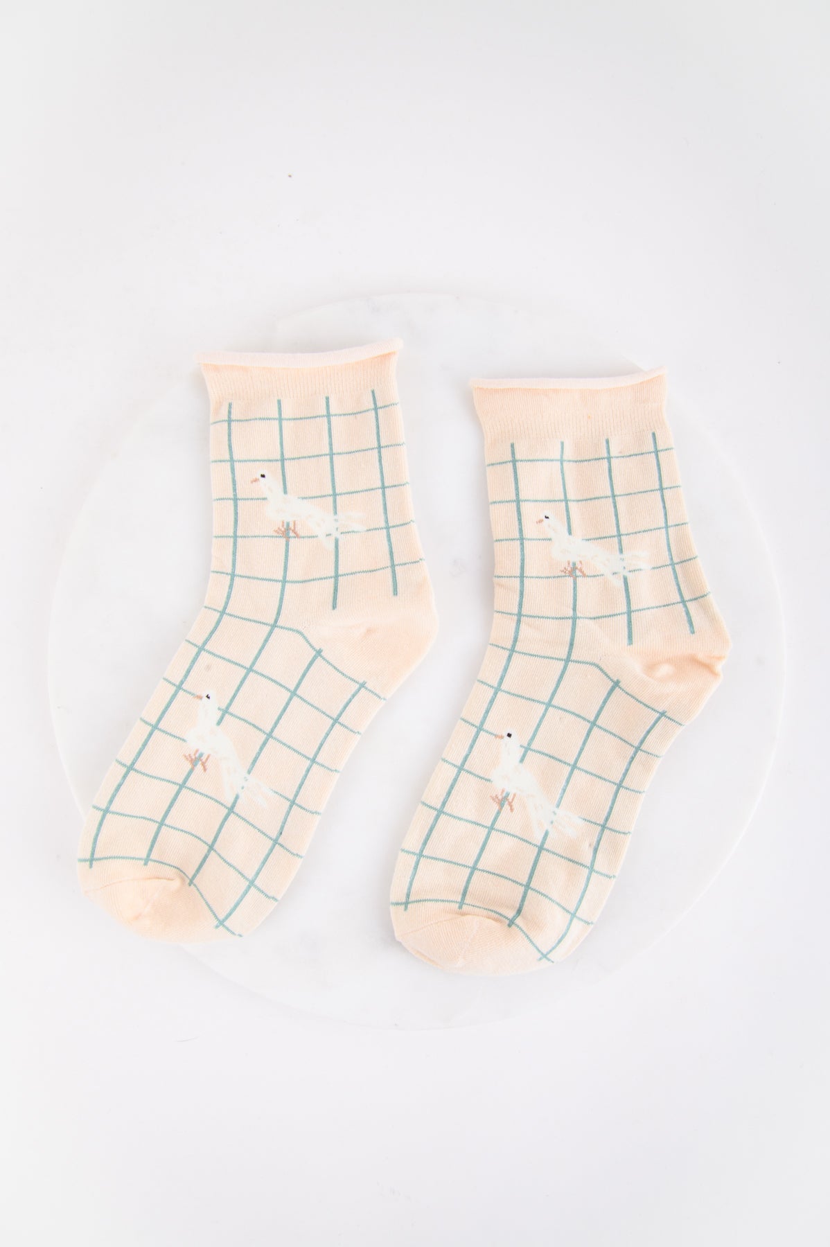 Socken gemustert