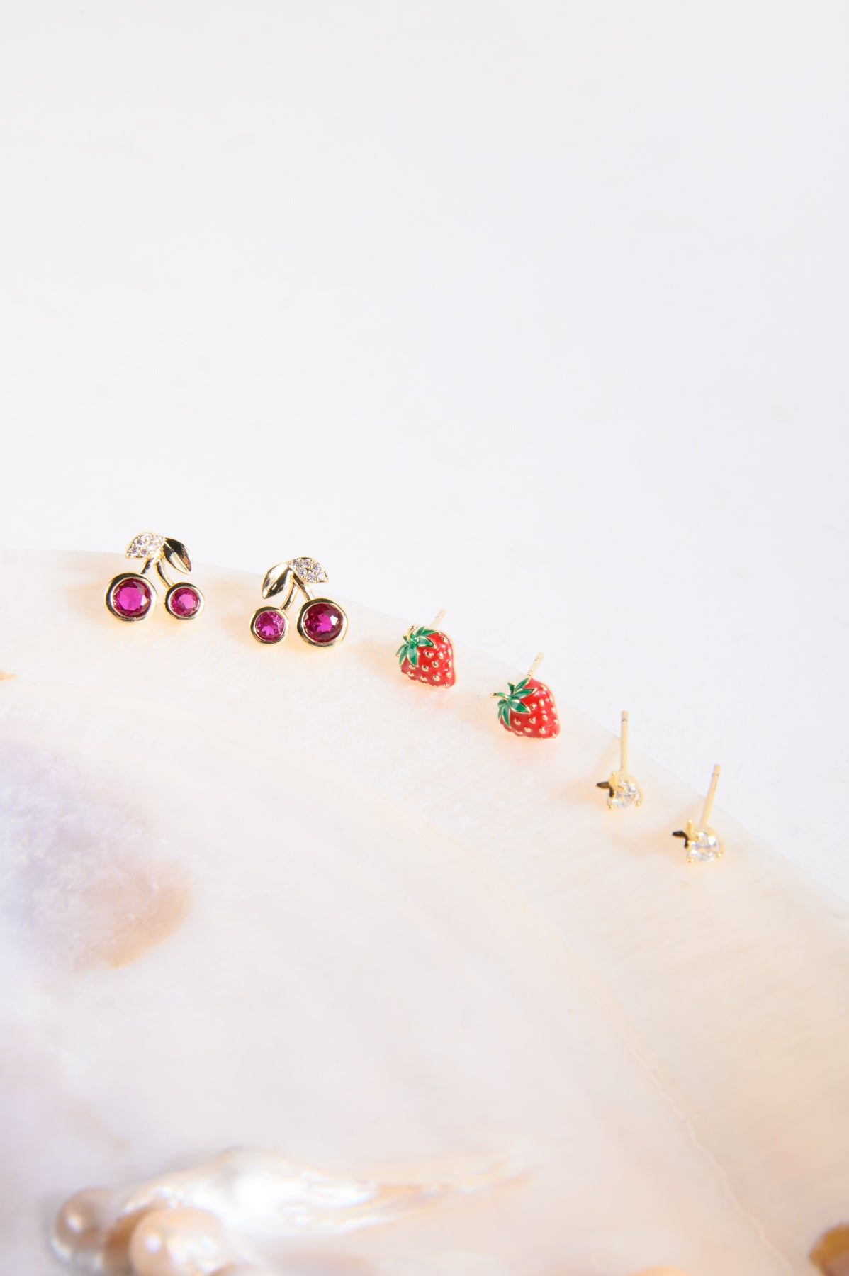Ohrring Set in Gold