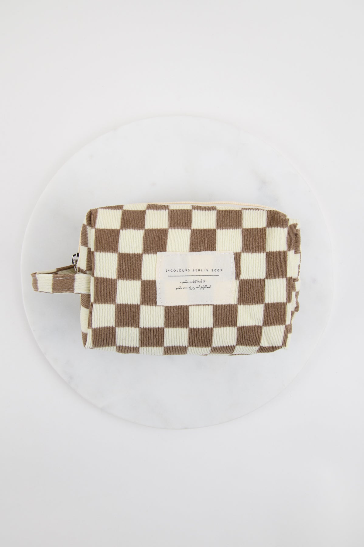 Kosmetiktasche gemustert