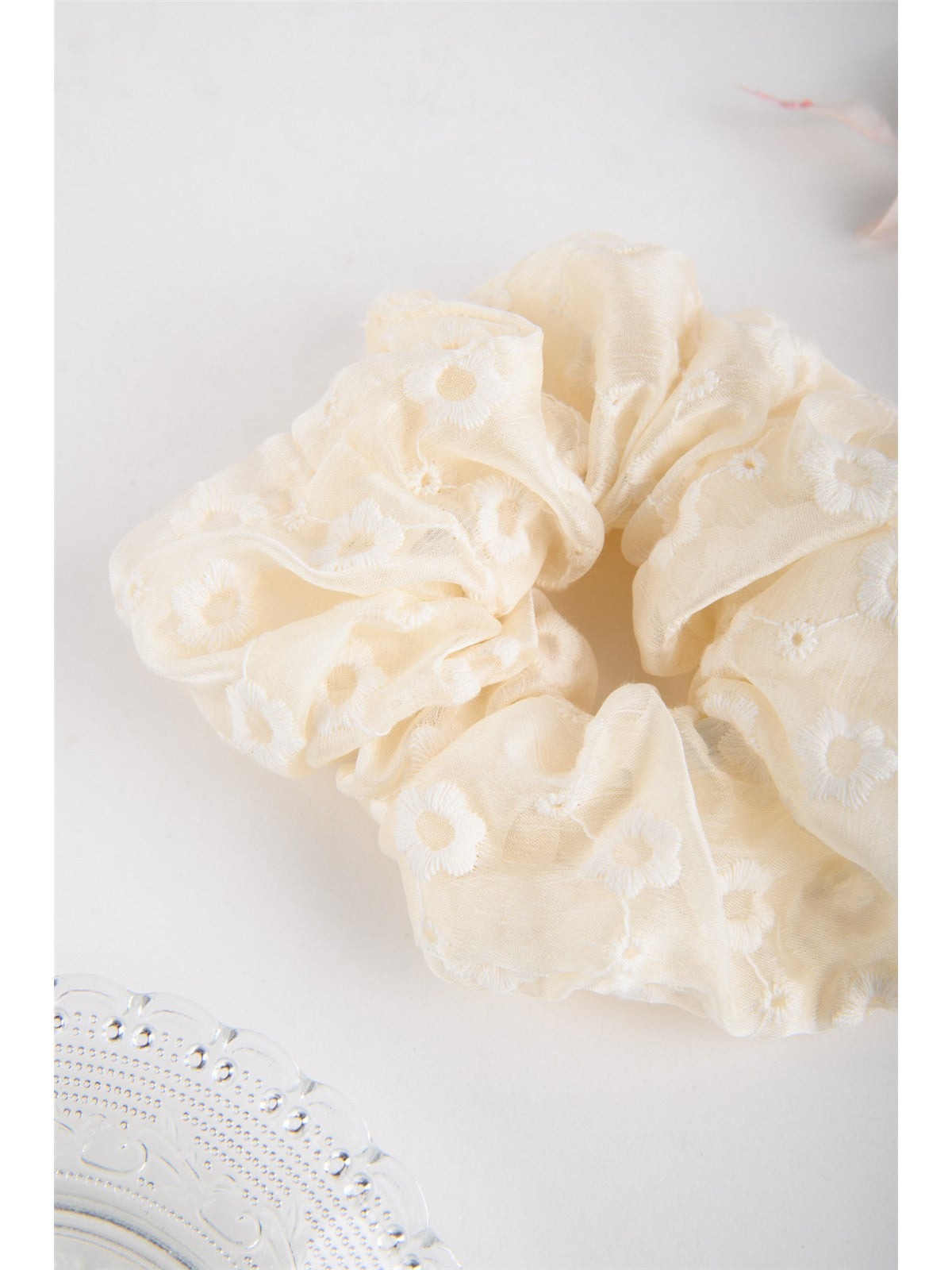 Scrunchie in Weiß