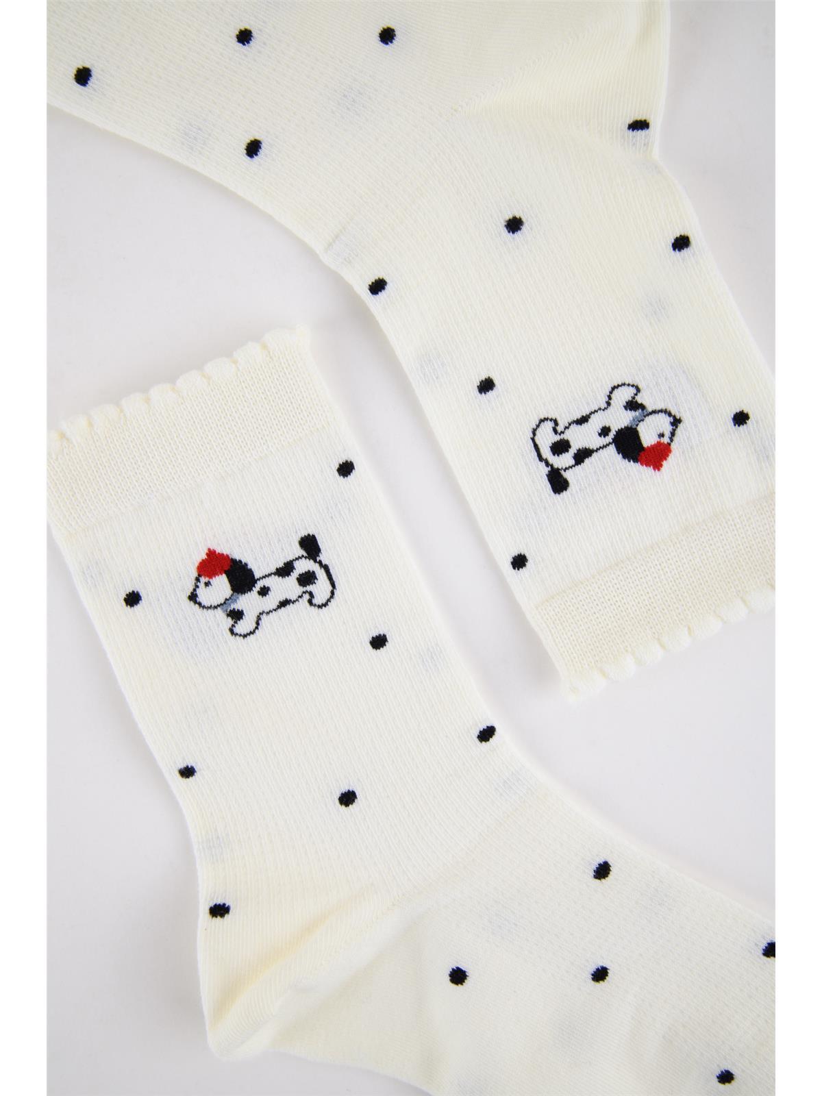 Socken mit Hundemotiv