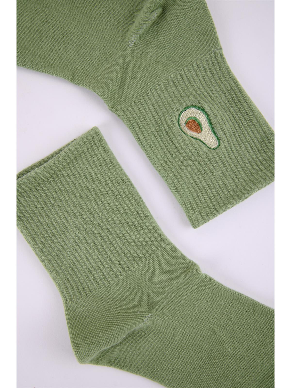Socken in Grün