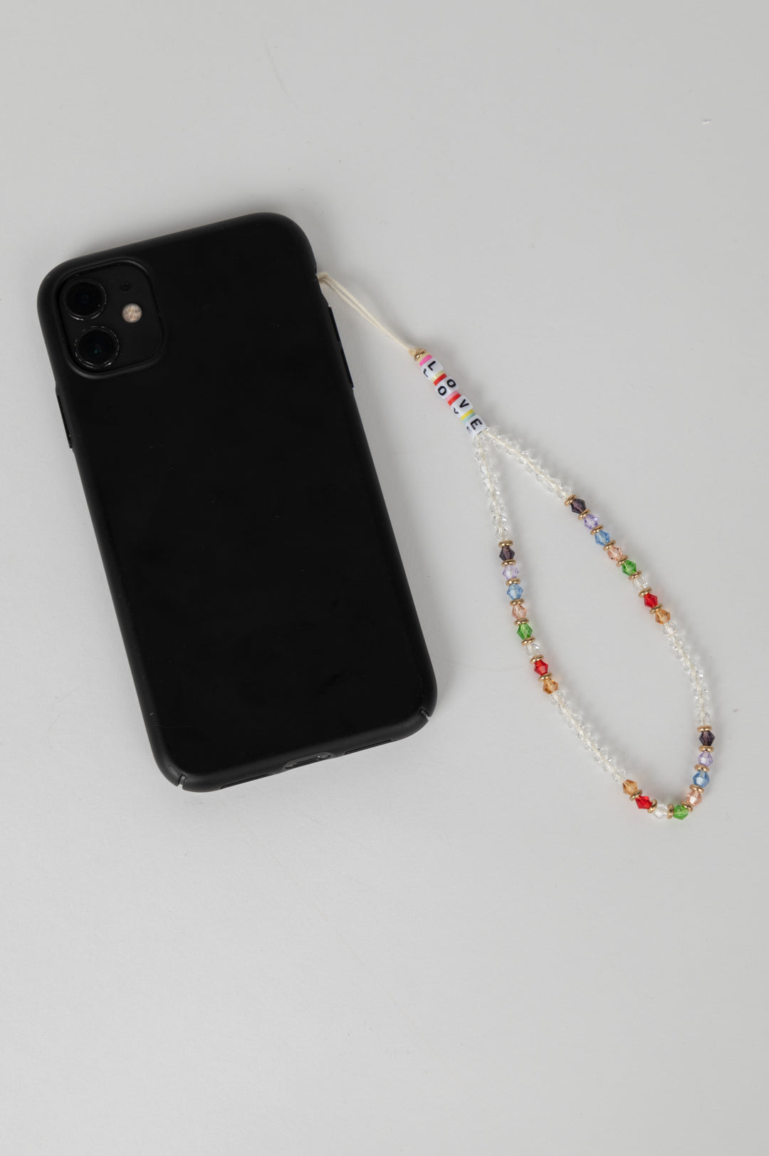 Handykette mit Perlen