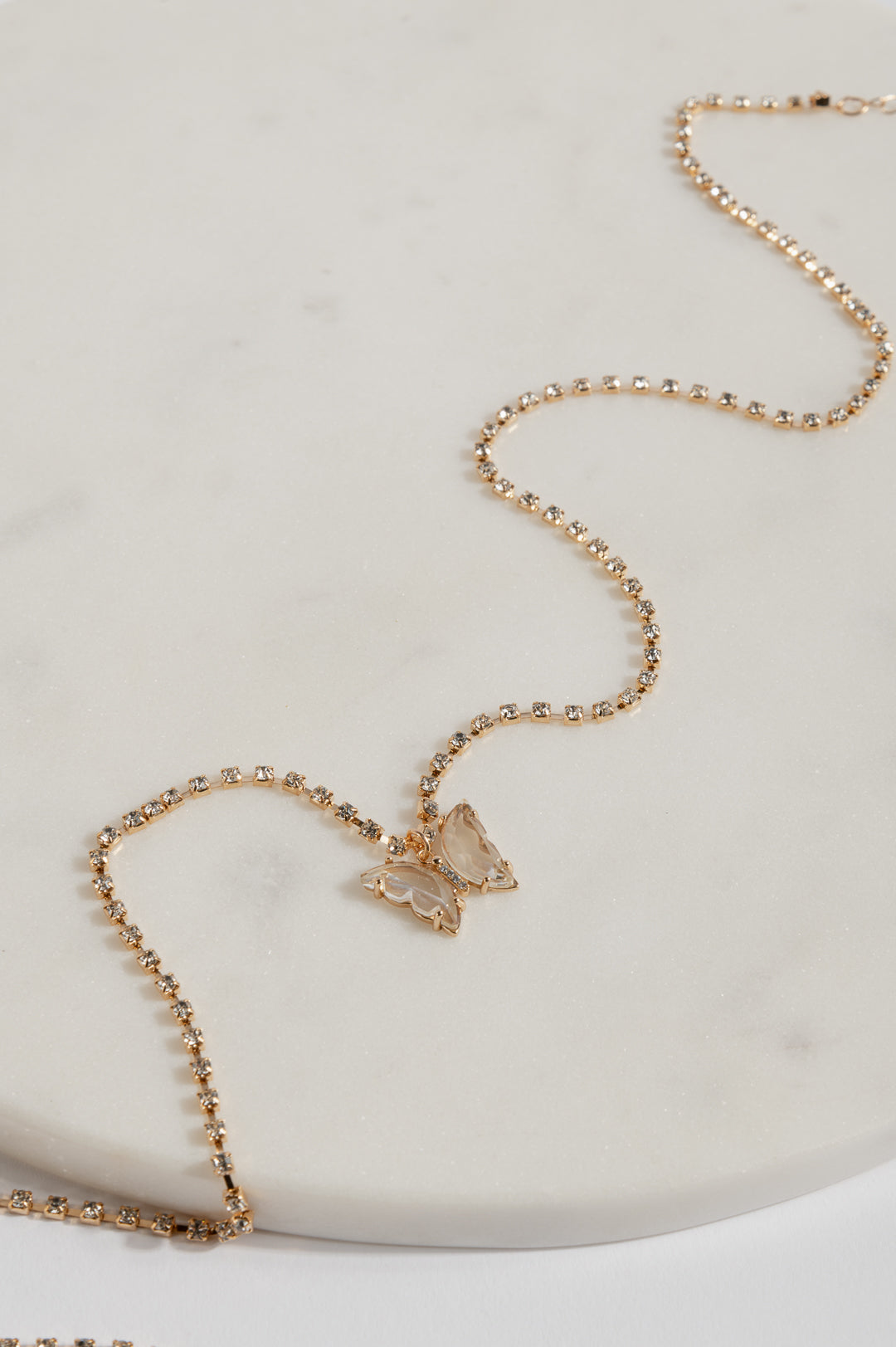 Bauchkette mit Schmetterlinganhänger