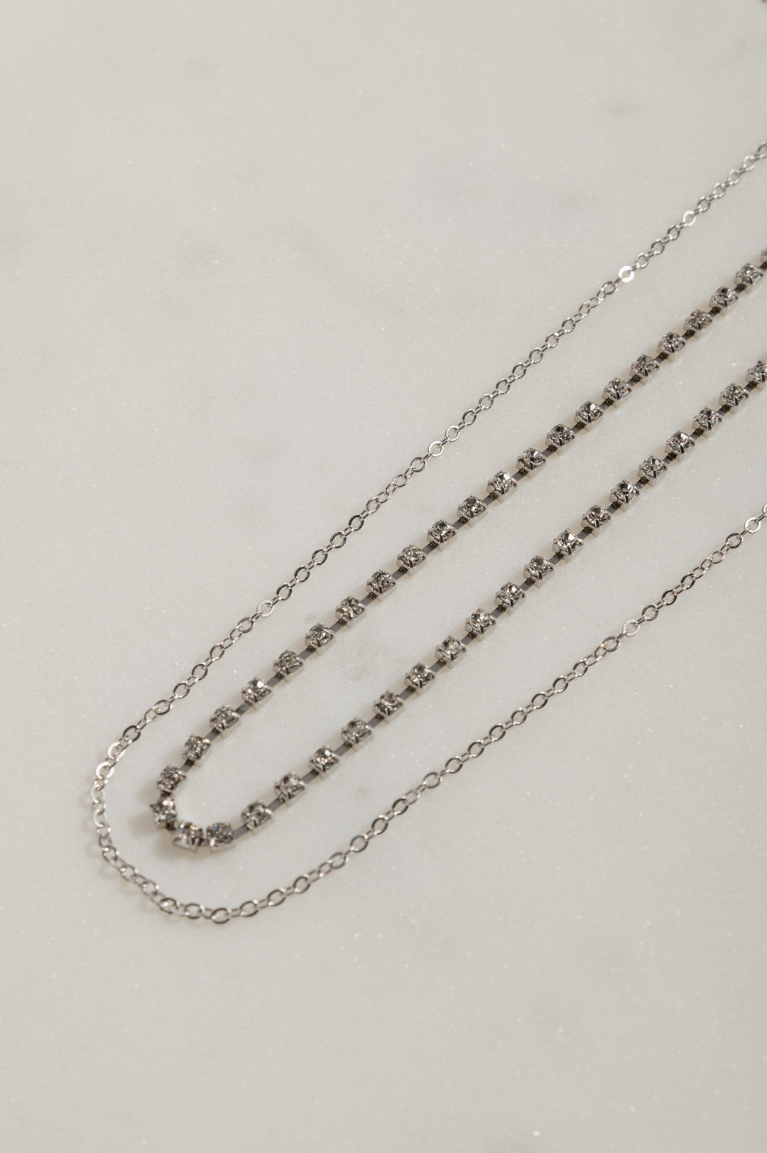 Bauchkette silber