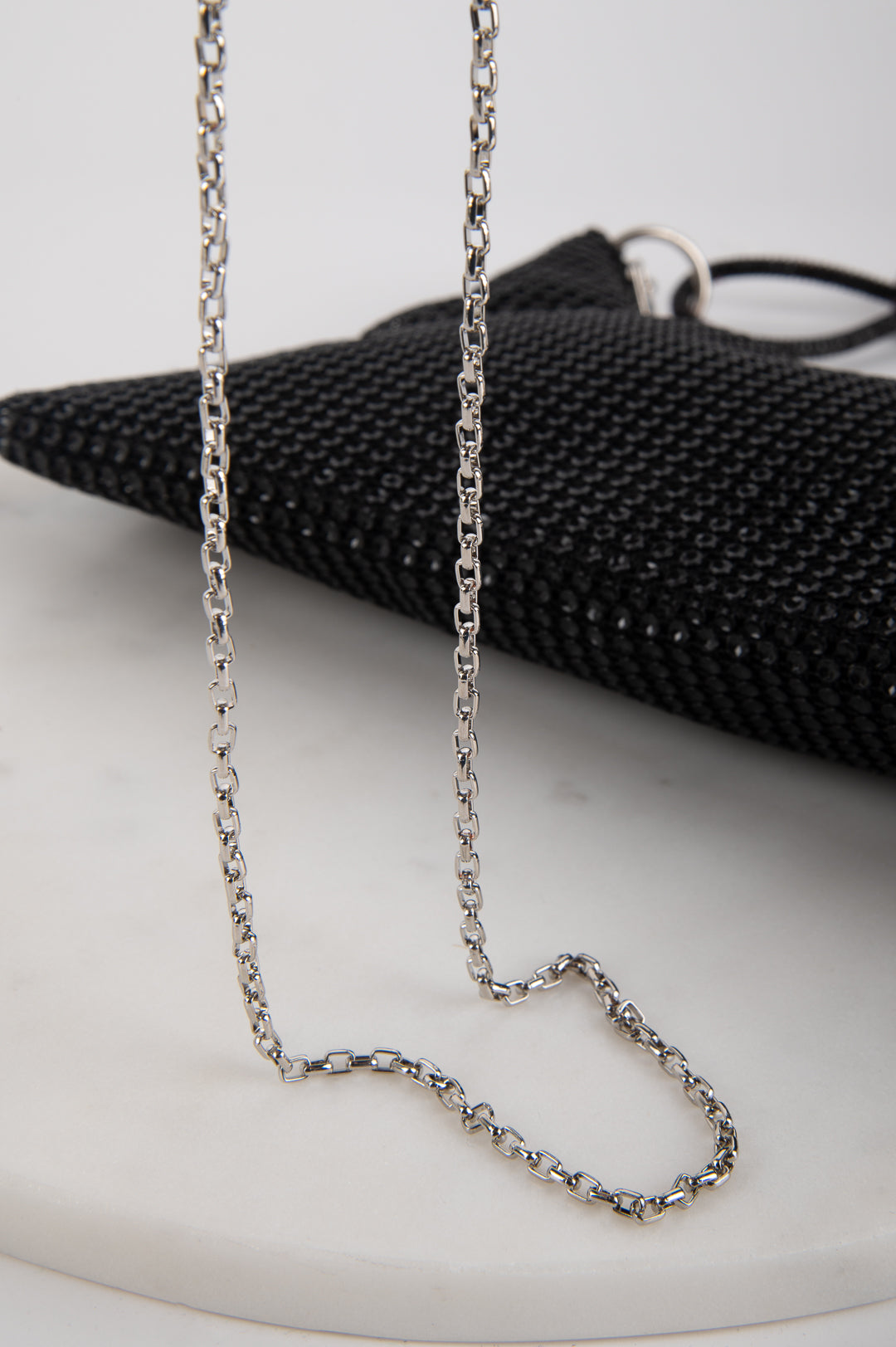 Sonnenbrillenkette silber