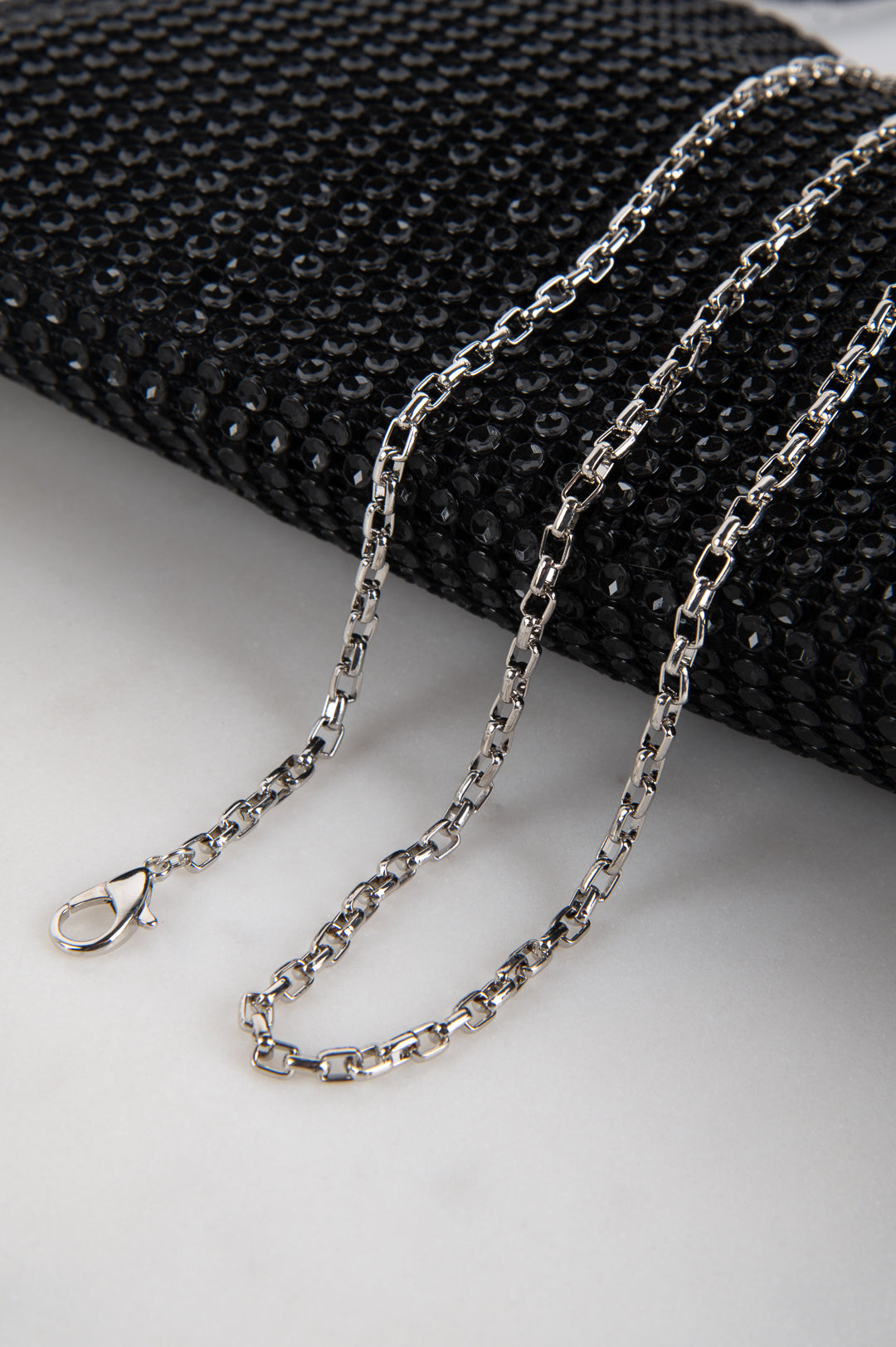 Sonnenbrillenkette silber