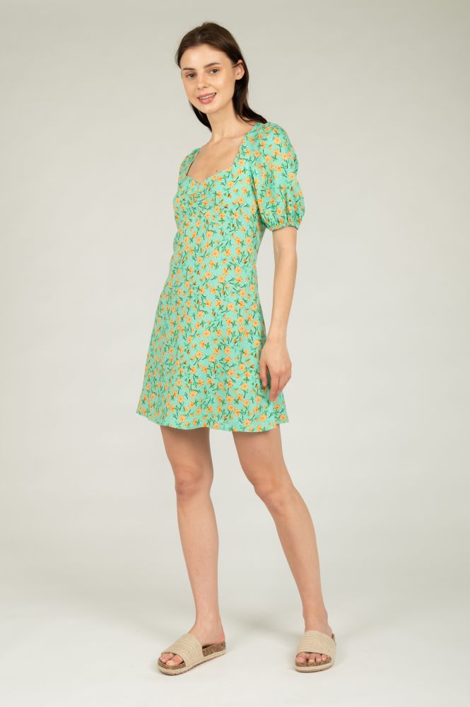 Kleid gemustert