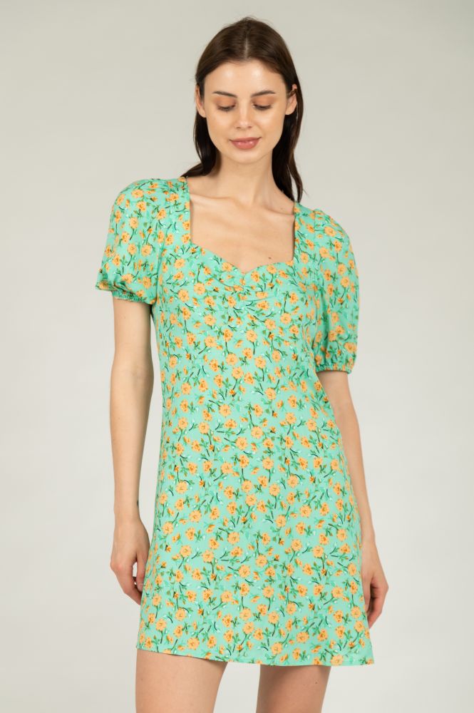 Kleid gemustert
