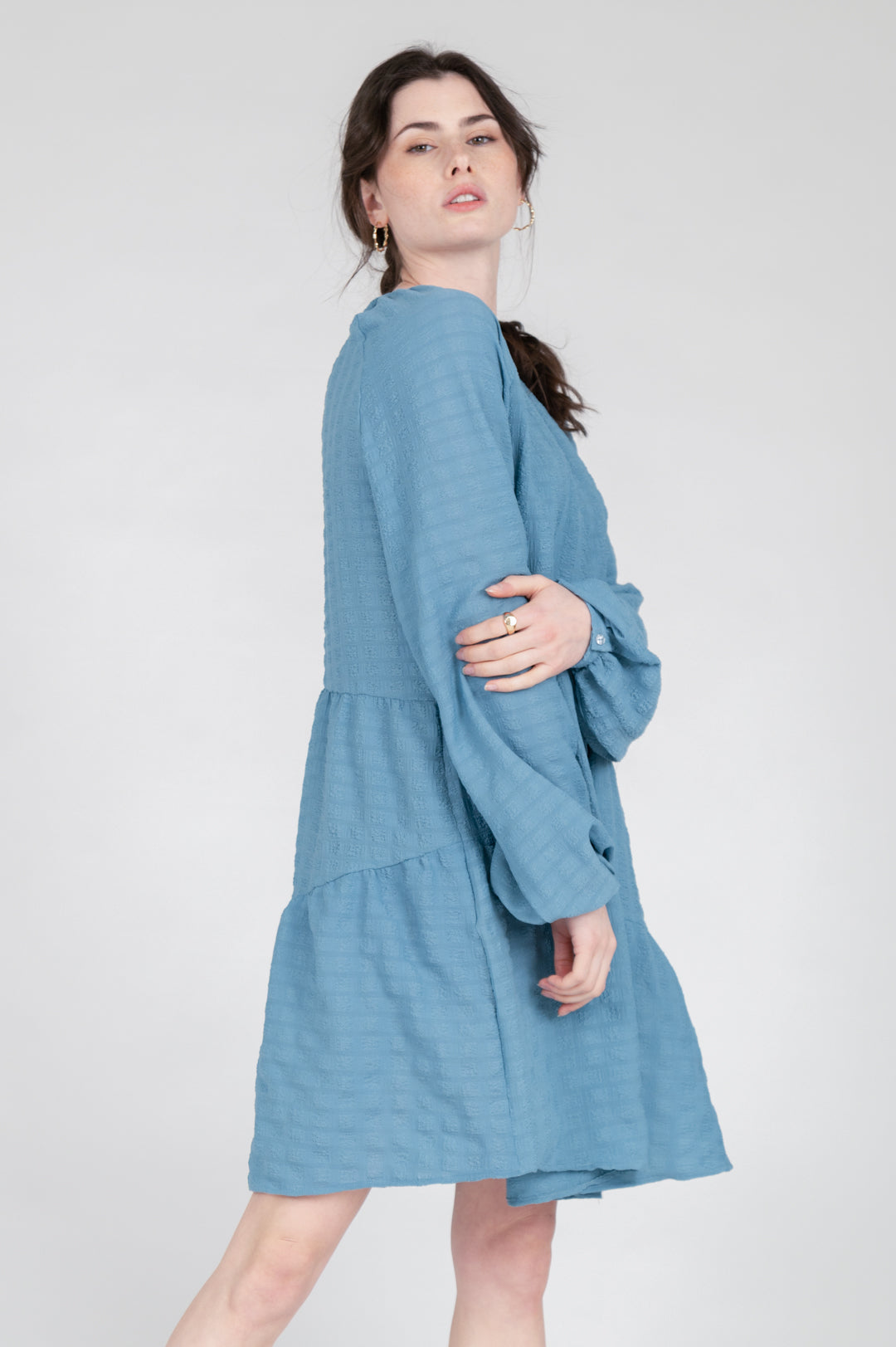 Kleid mit Struktur