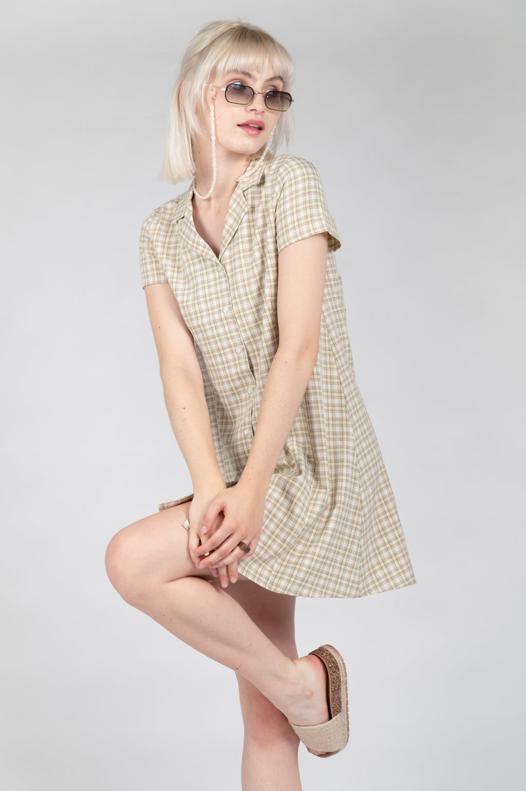 Kleid im Karomuster