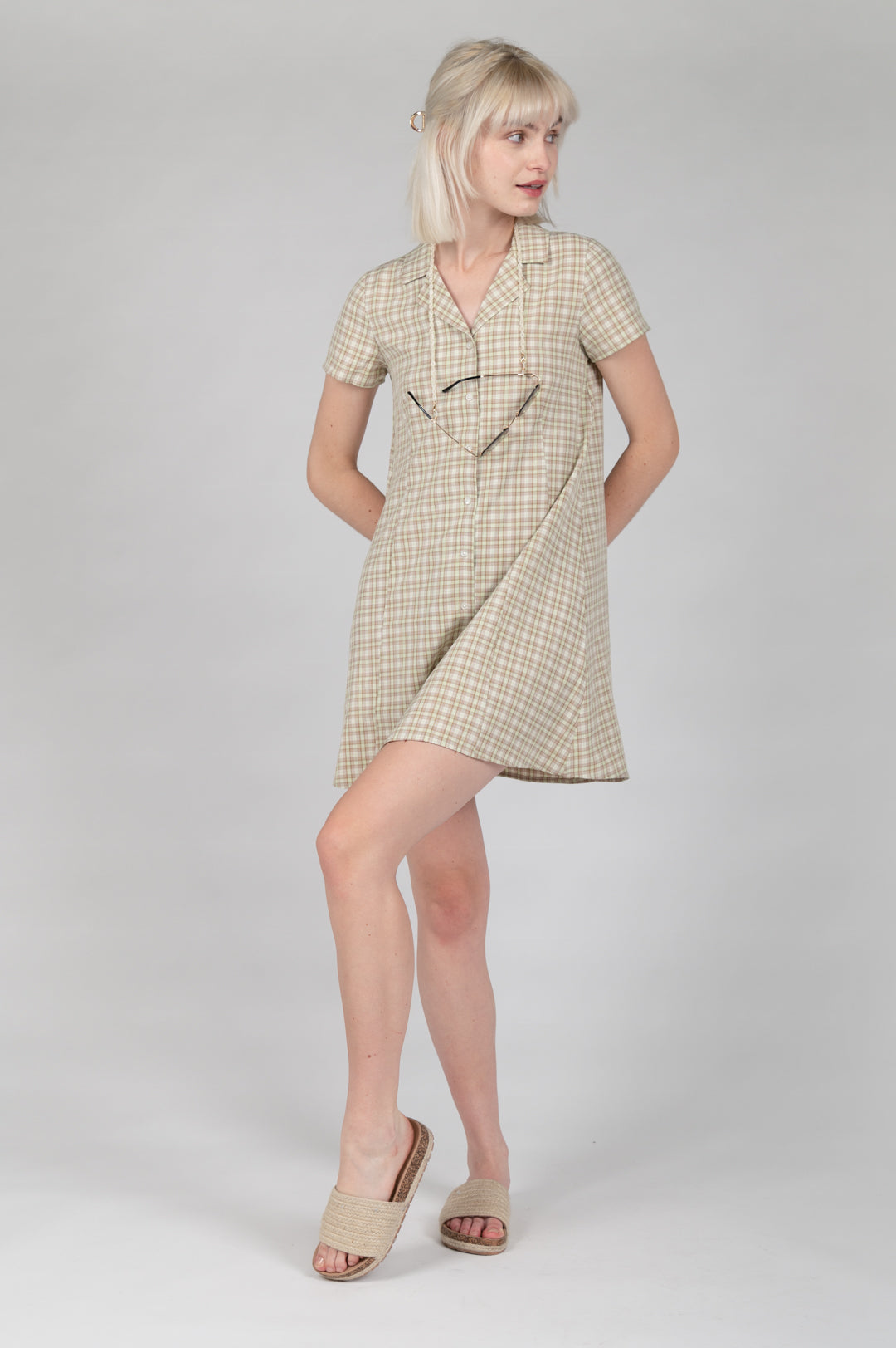 Kleid im Karomuster