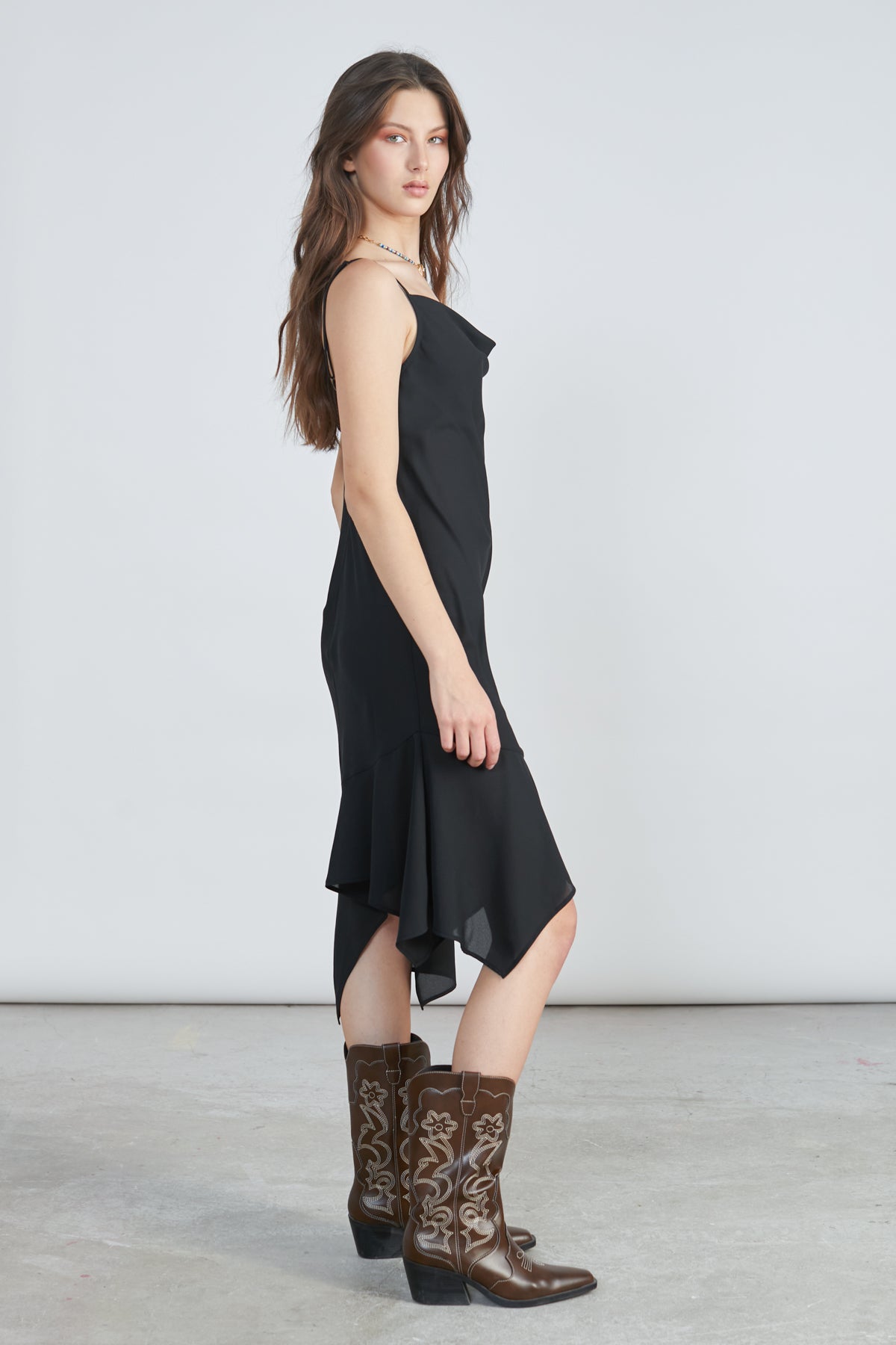Kleid in Schwarz