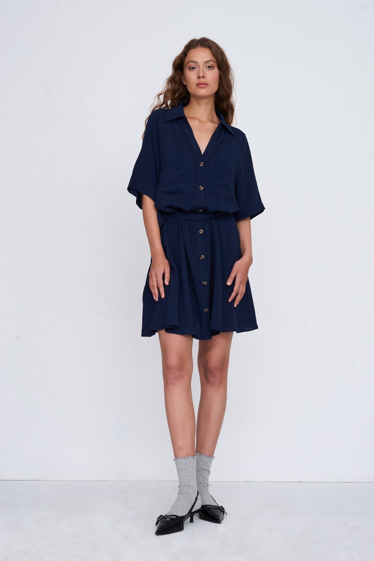 Kleid aus Viskose
