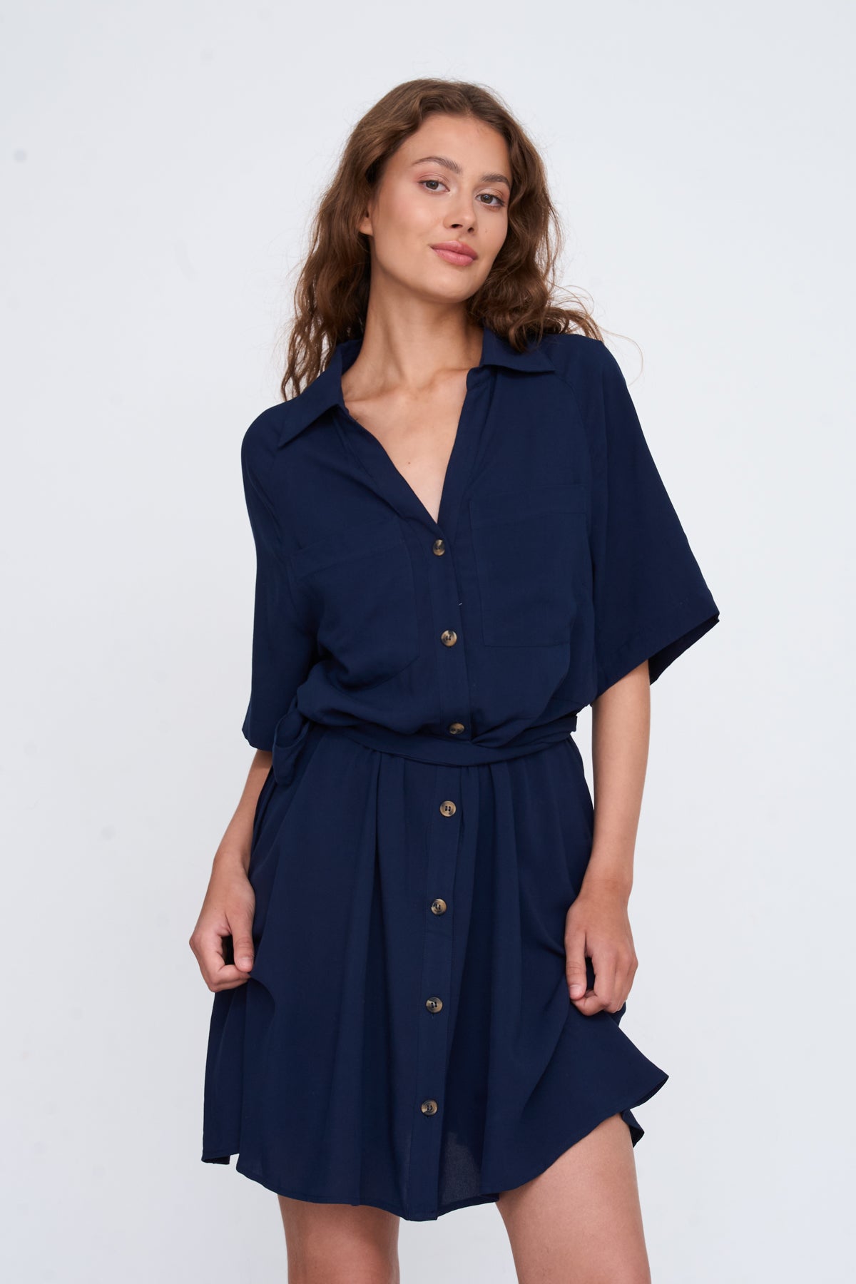 Kleid aus Viskose