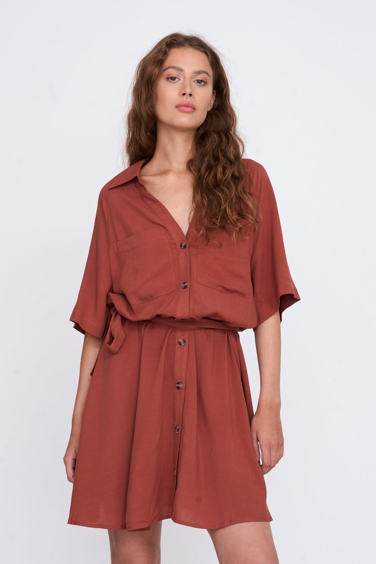 Kleid aus Viskose