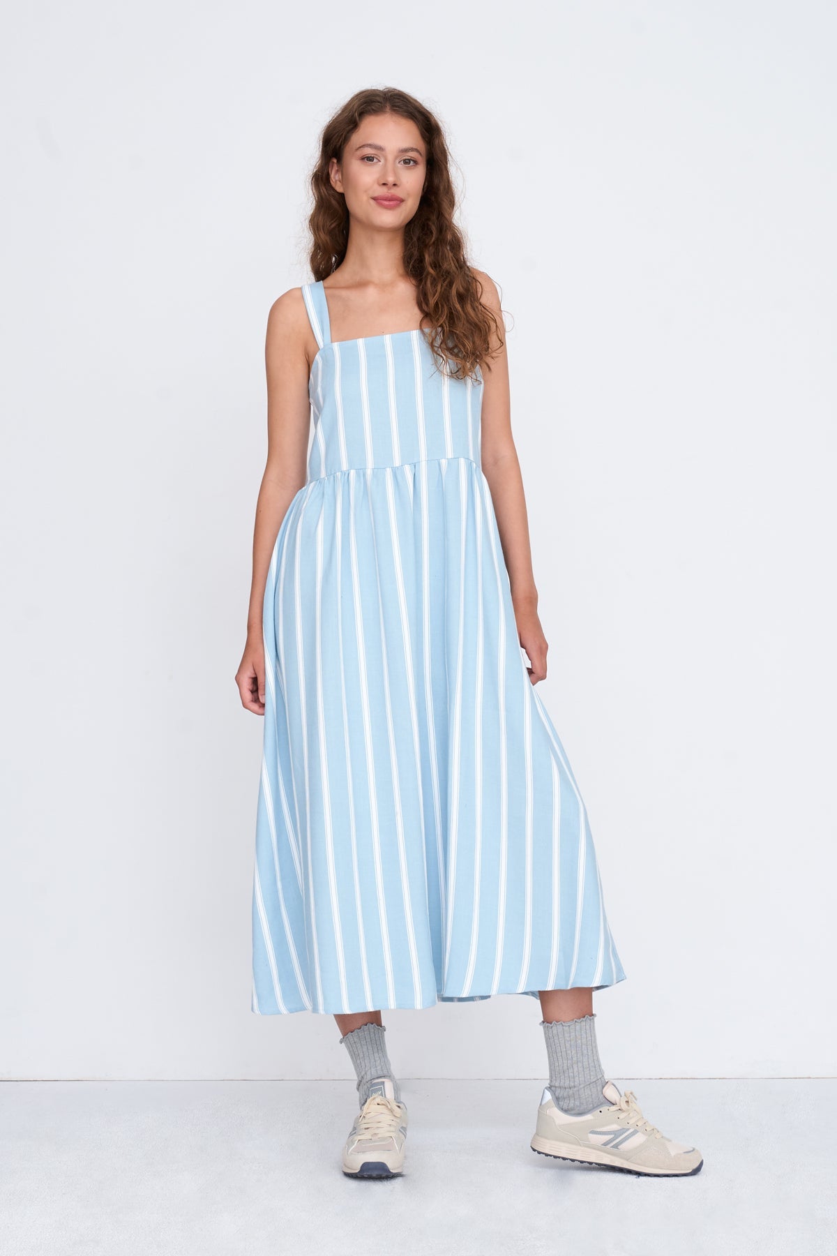 Kleid gestreift