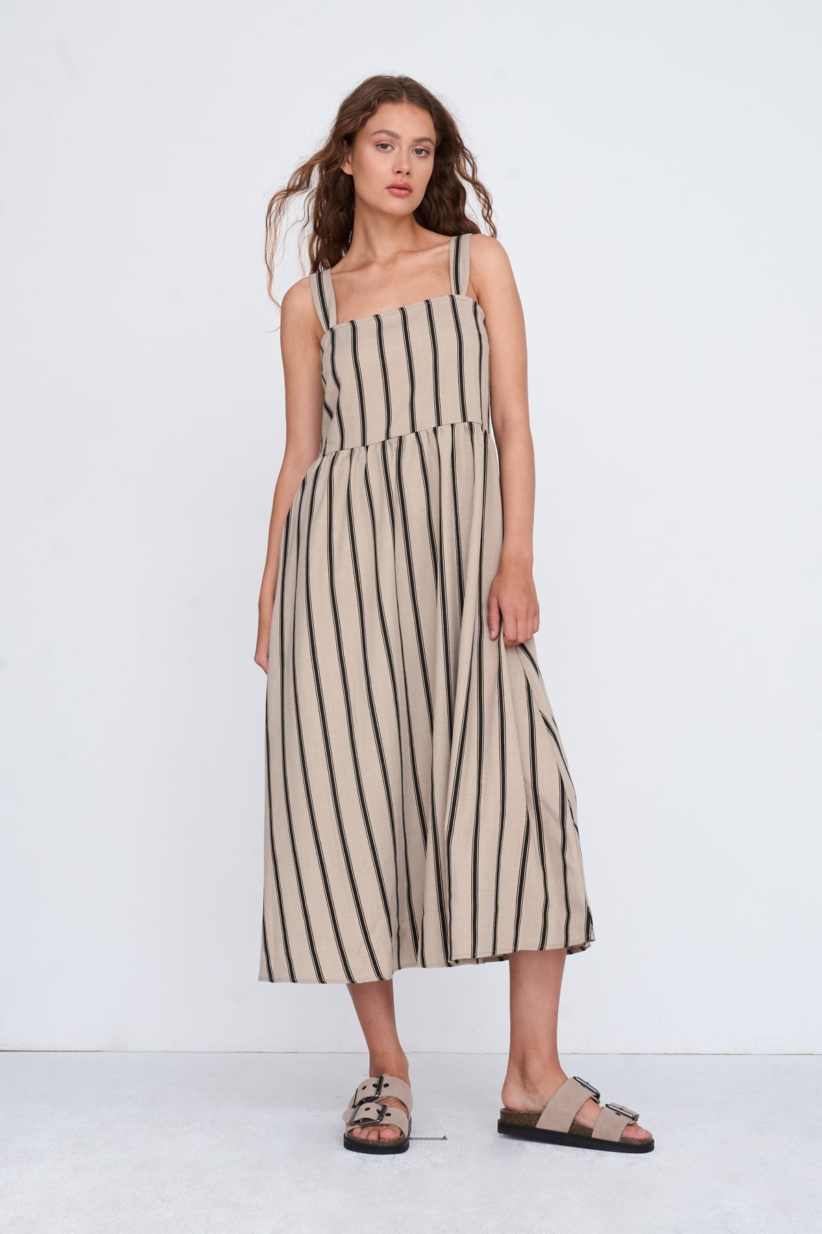 Kleid gestreift