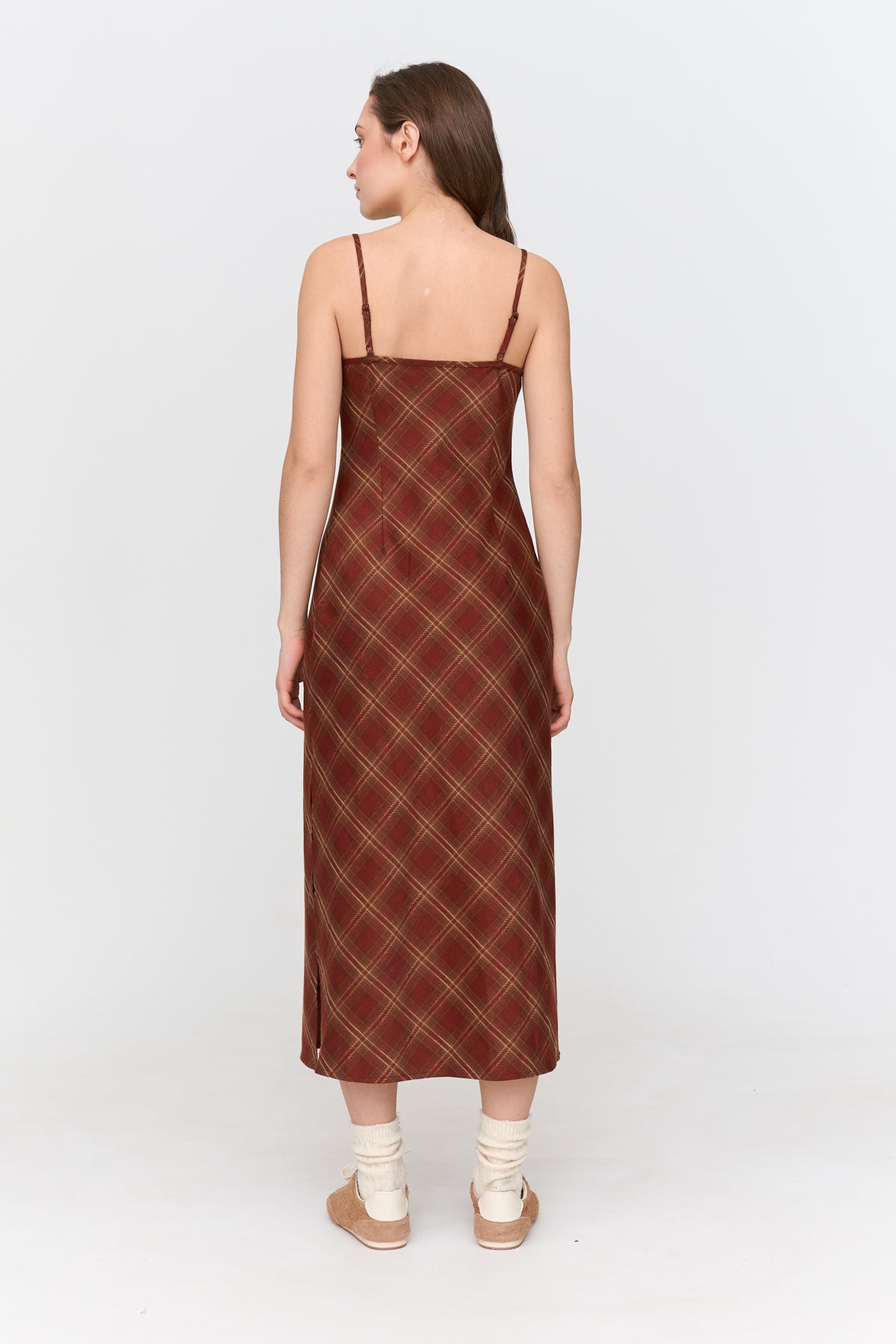 Kleid aus Viskose-MIx