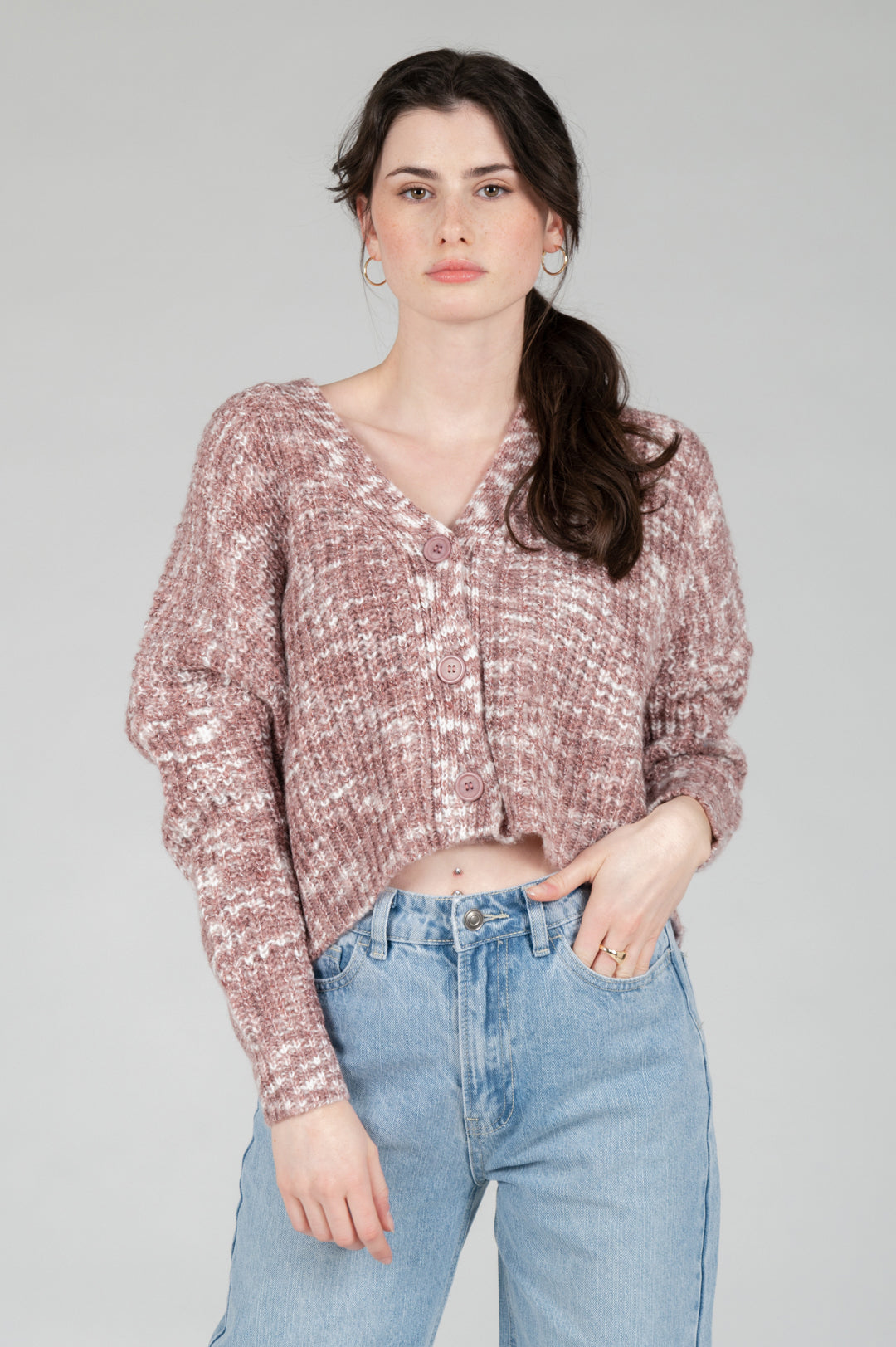 Cardigan mit Struktur