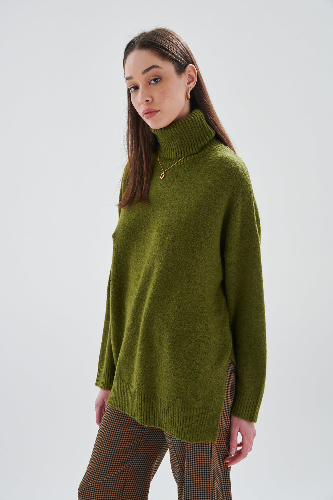 Pullover mit Rollkragen