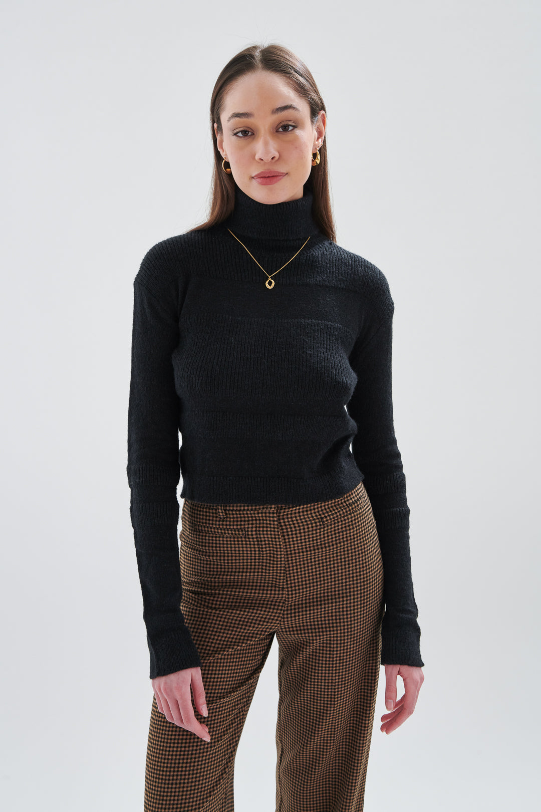 Pullover mit Rollkragen