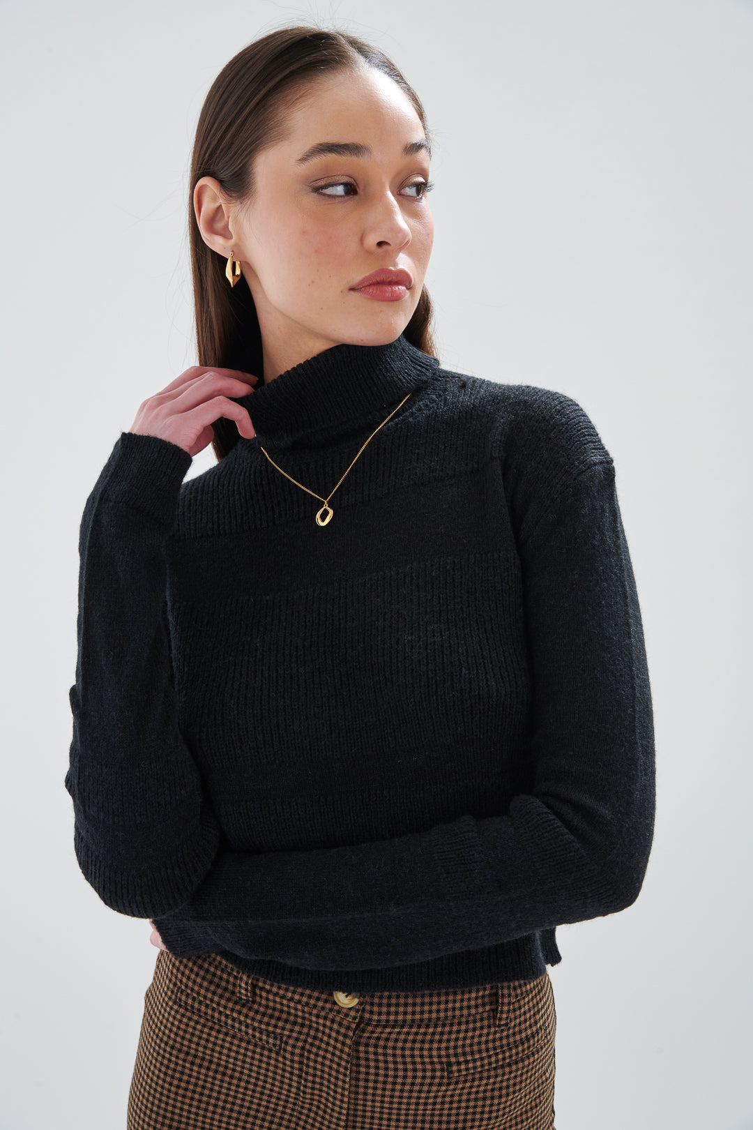 Pullover mit Rollkragen