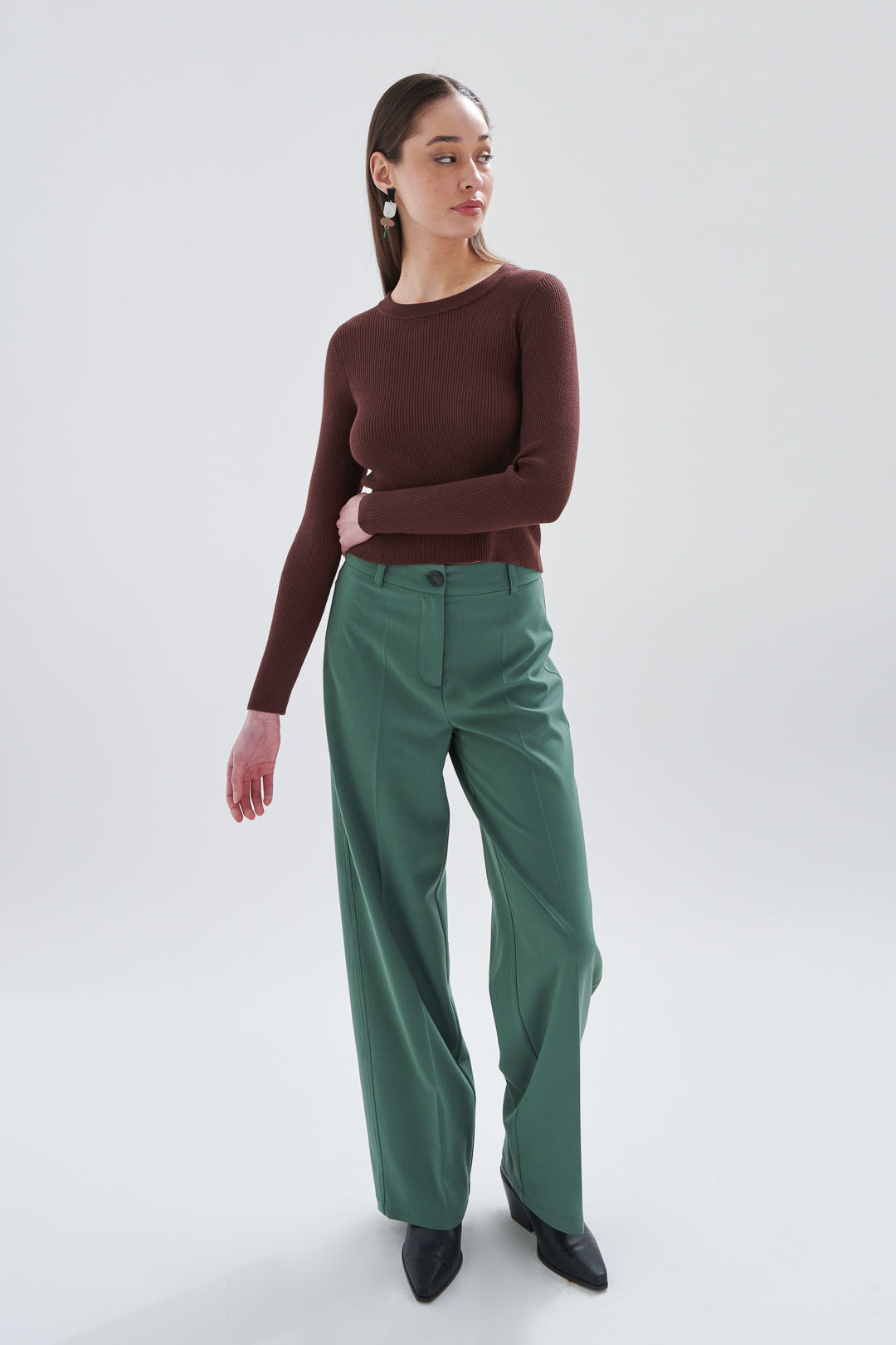 Hose mit weitem Bein