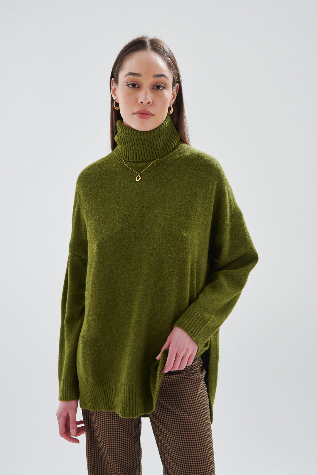 Pullover mit Rollkragen