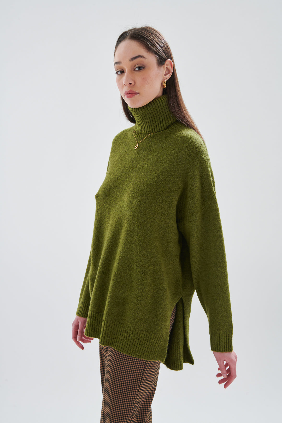 Pullover mit Rollkragen