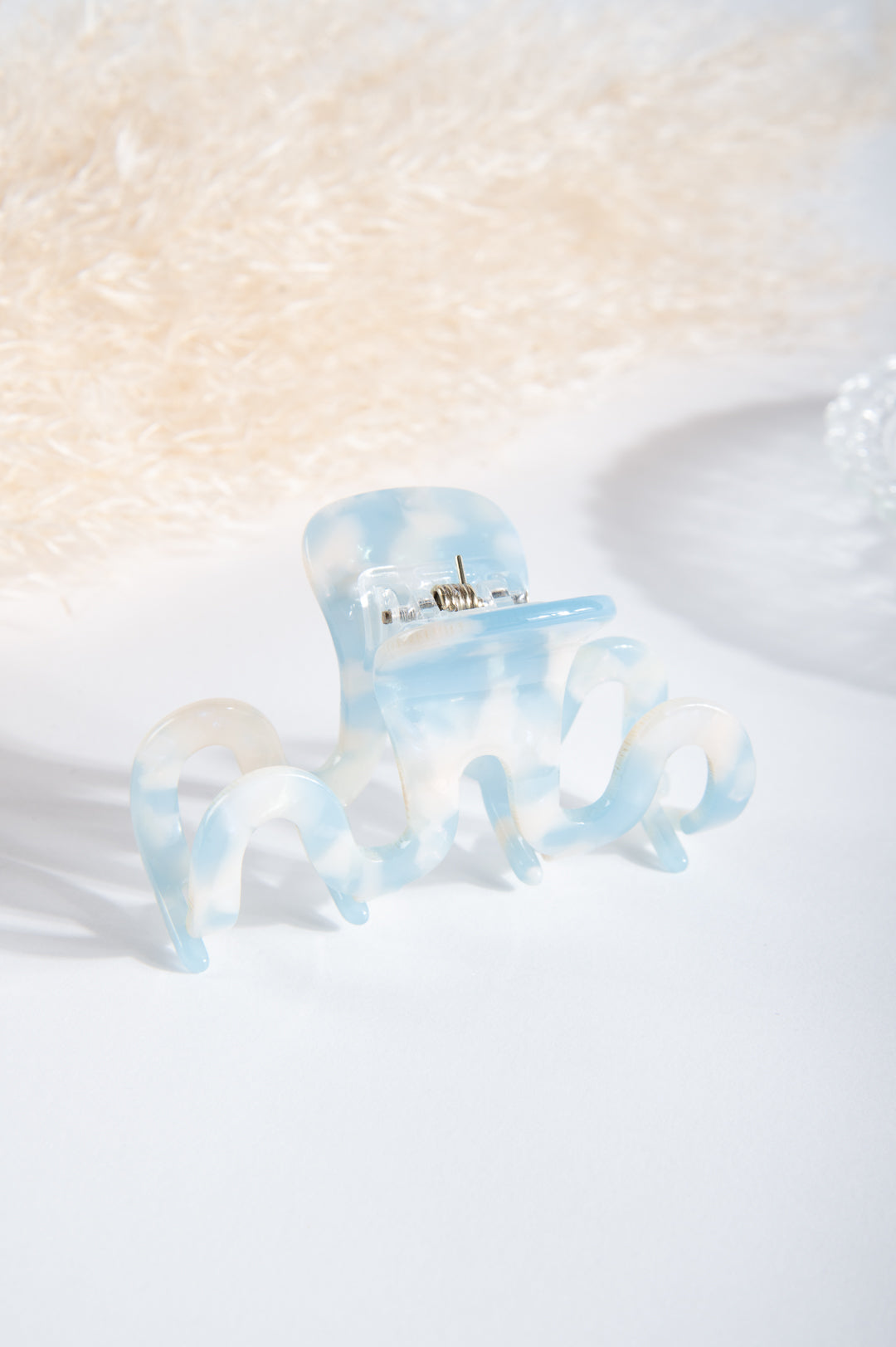 Haarklammer Blau