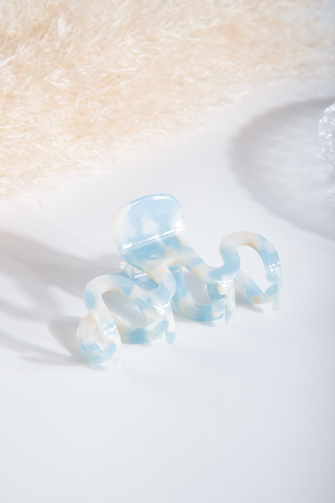 Haarklammer Blau