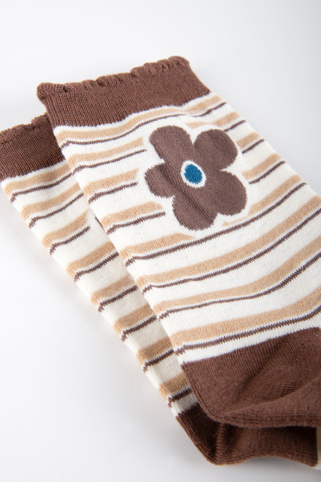 Socken mit Blumenmuster