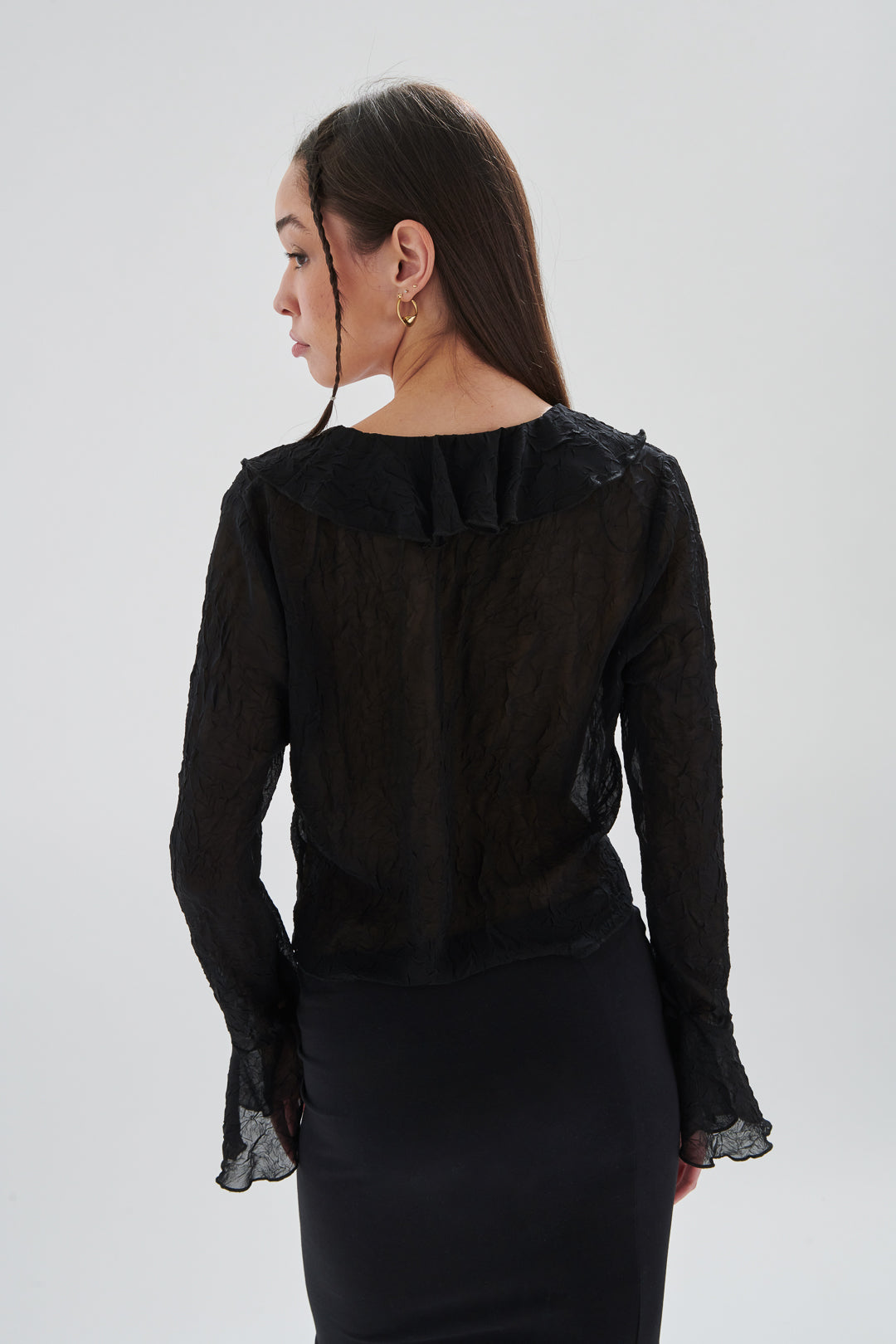 Bluse mit Volant
