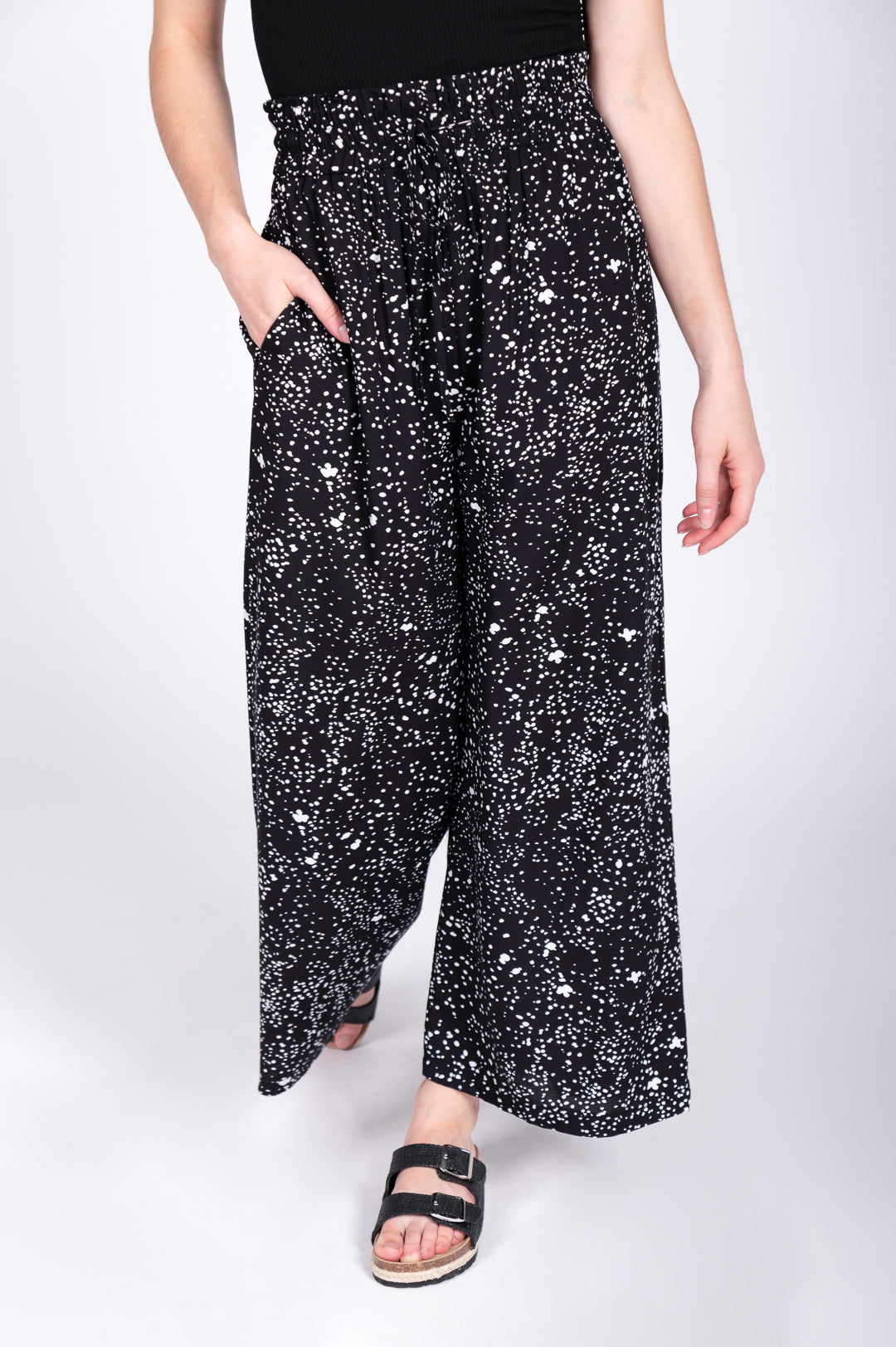 Hose mit Blumenmuster