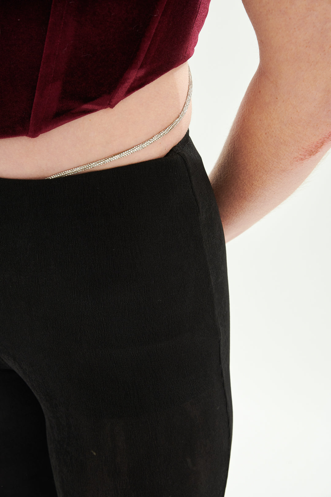 Hose mit Glitzer Details