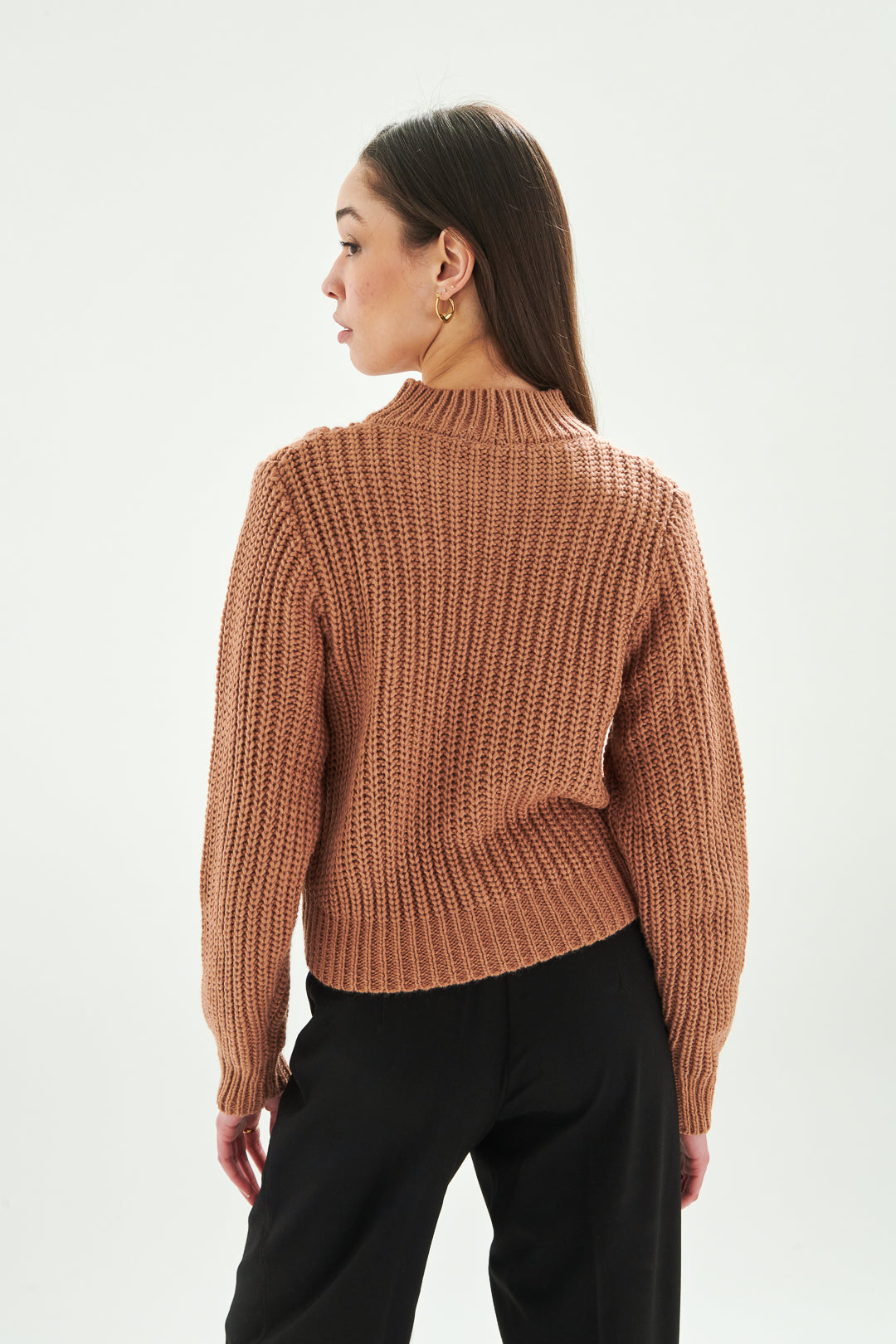 Pullover mit Zopfmuster